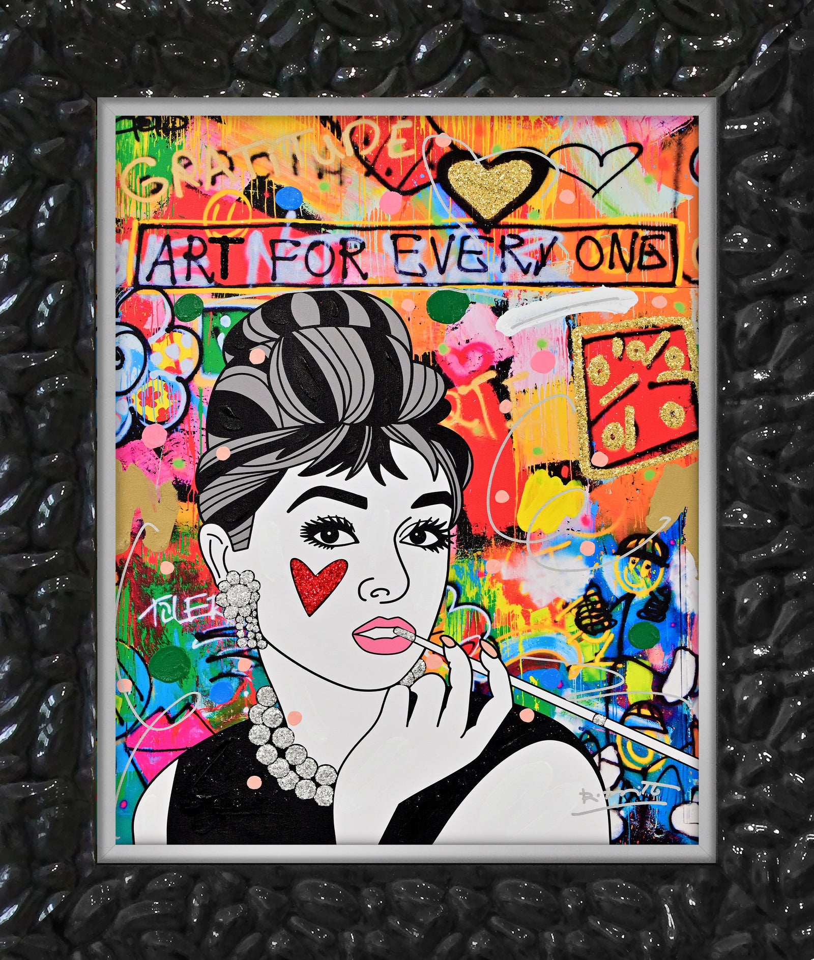 Breakfast At Tiffany's - Mixed Media Original