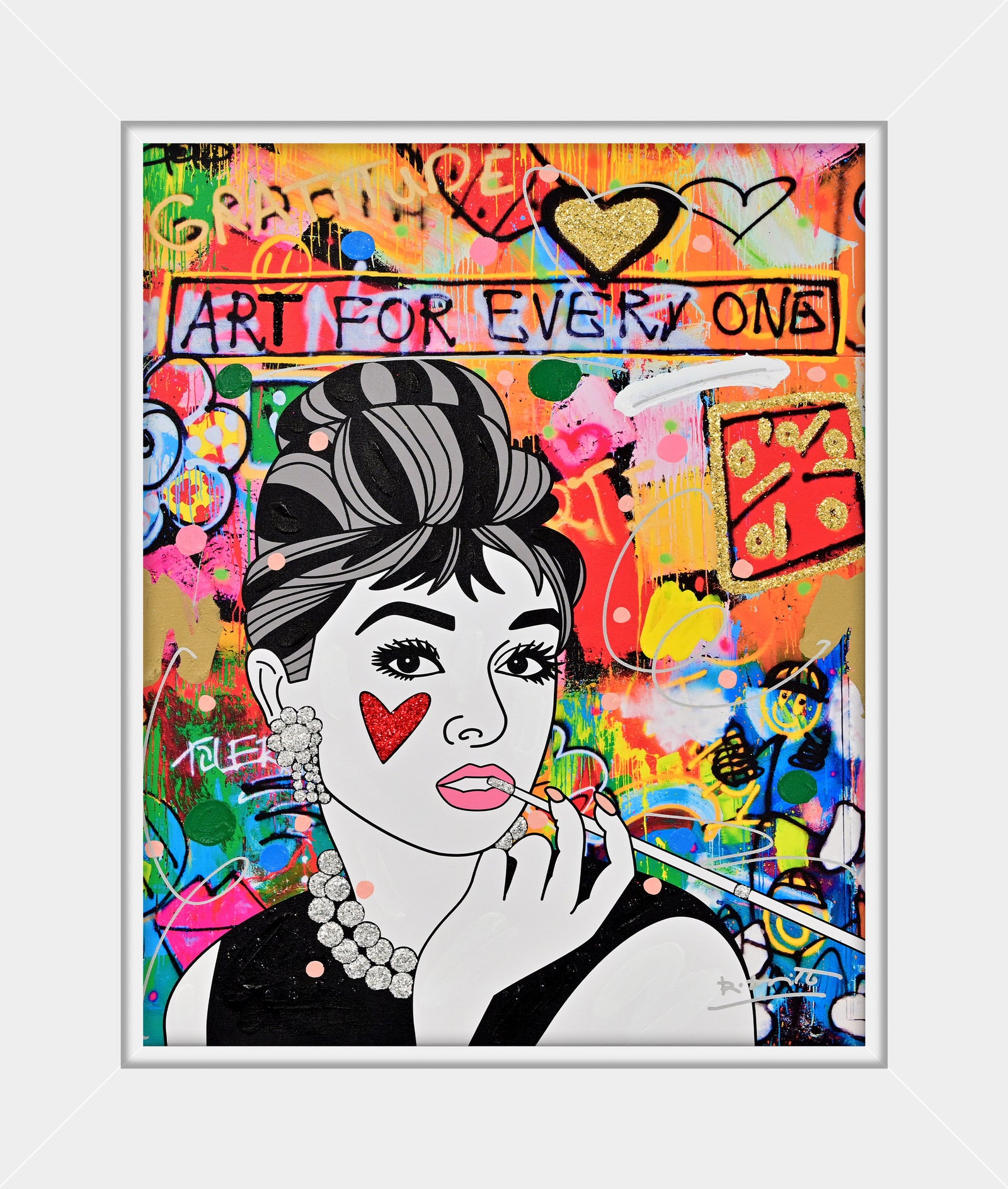 Breakfast At Tiffany's - Mixed Media Original