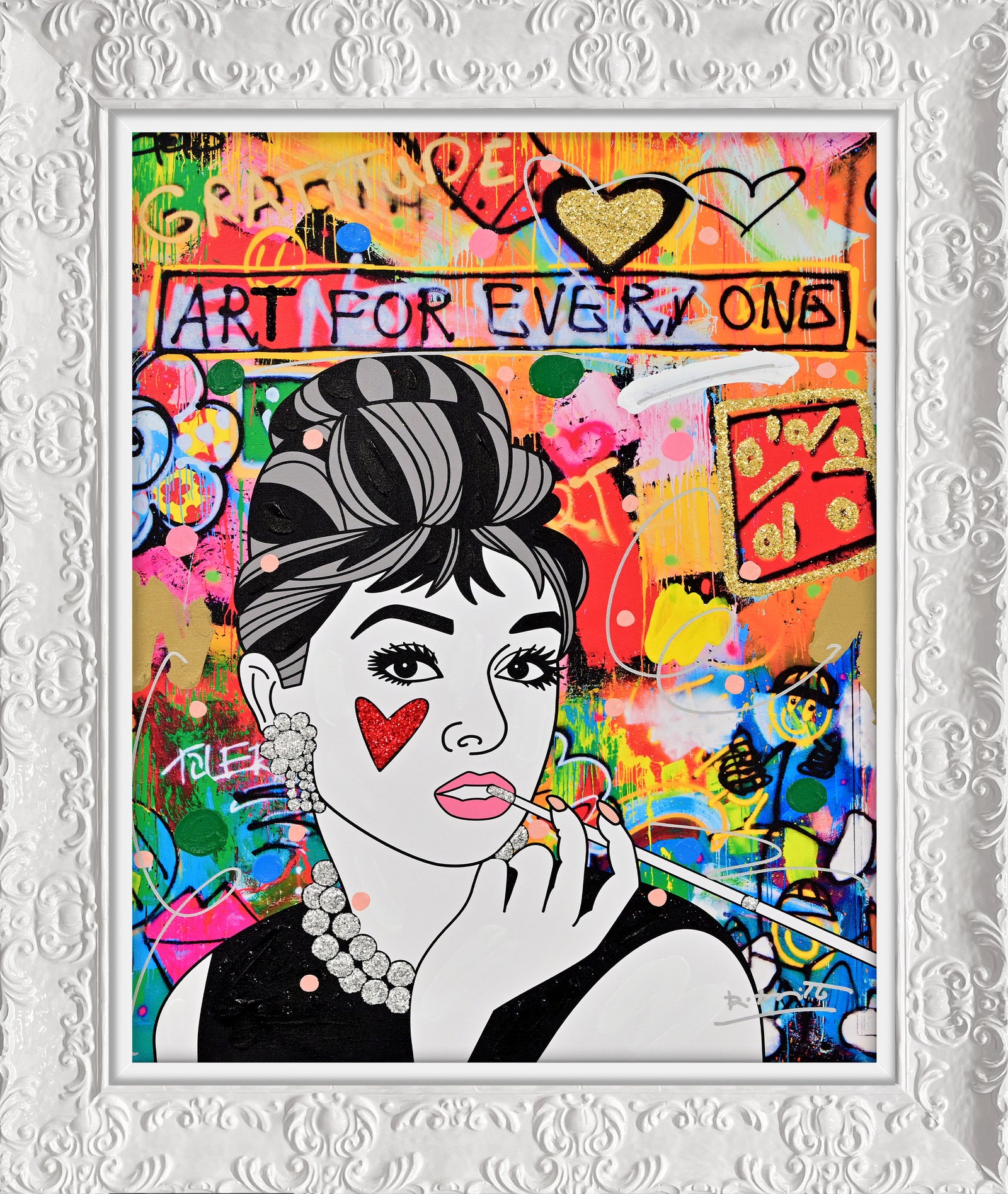 Breakfast At Tiffany's - Mixed Media Original