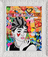 BREAKFAST AT TIFFANYS  - Mixed Media Original