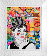 BREAKFAST AT TIFFANYS  - Mixed Media Original