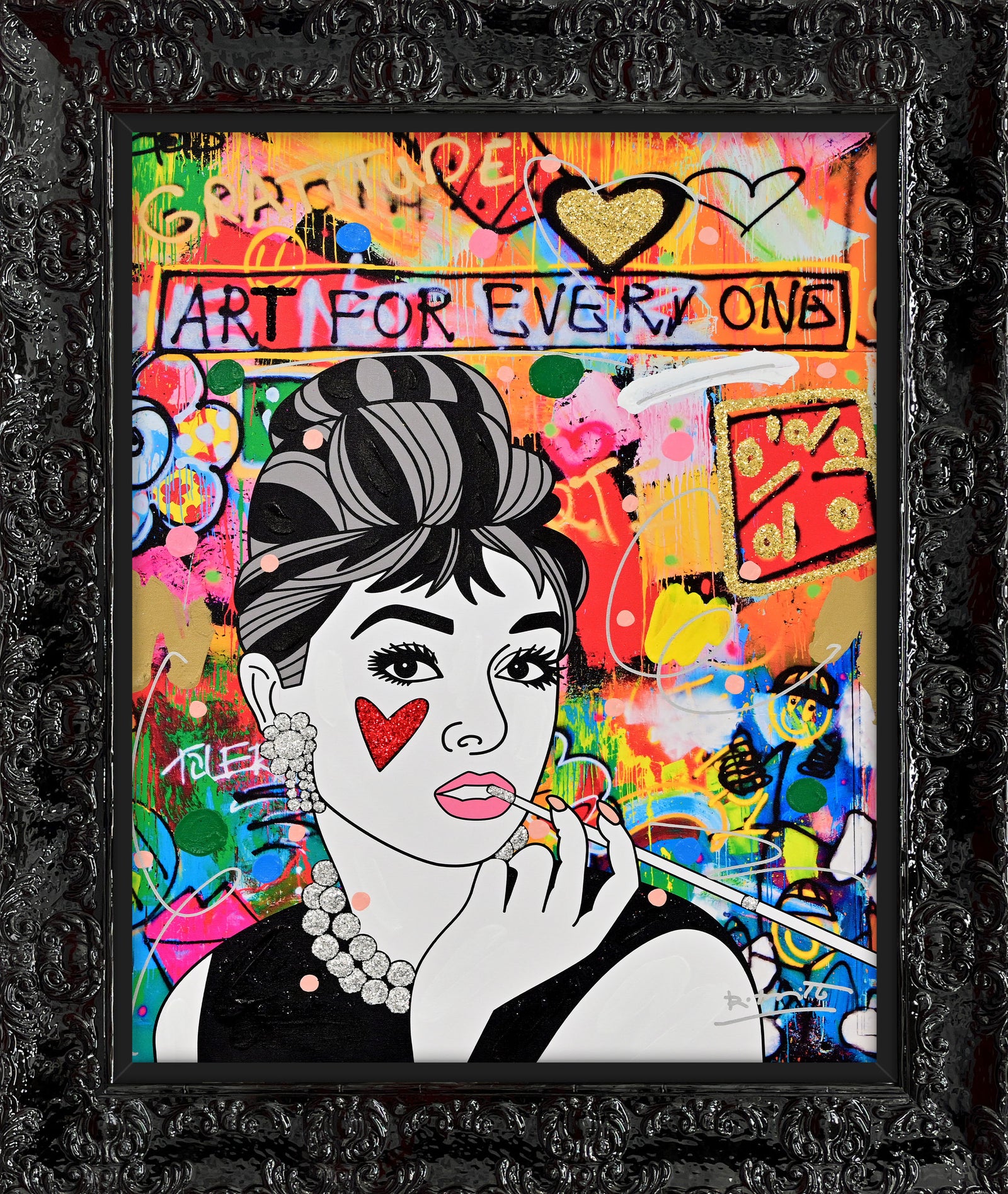 Breakfast At Tiffany's - Mixed Media Original