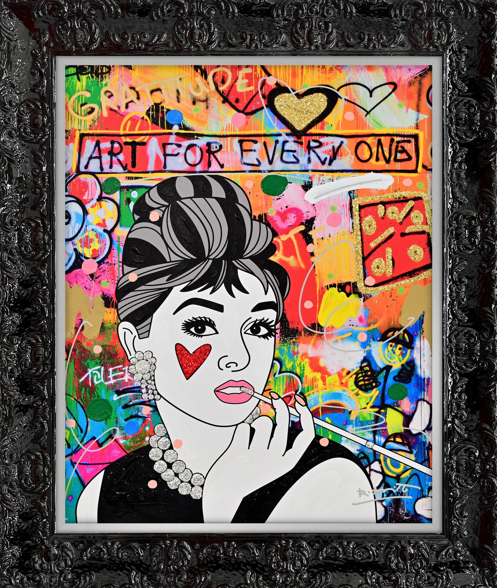 Breakfast At Tiffany's - Mixed Media Original