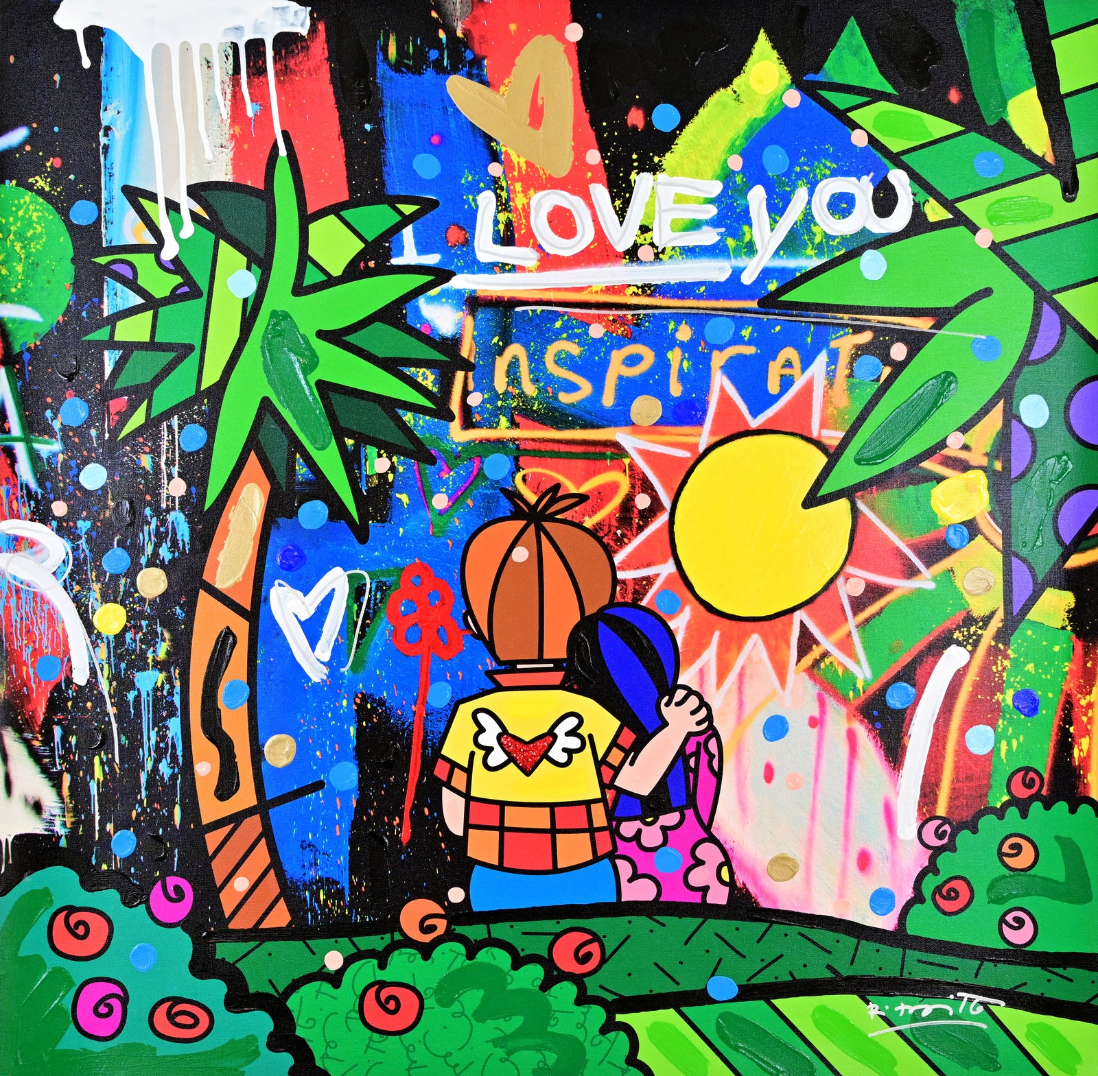 You Are My Sunshine - Mixed Media Original