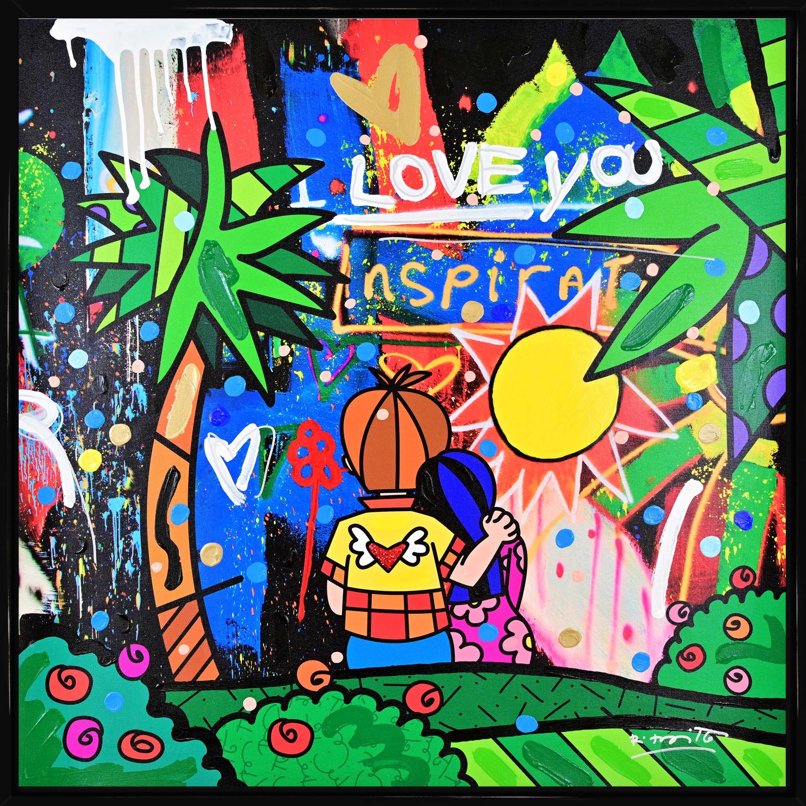 You Are My Sunshine - Mixed Media Original