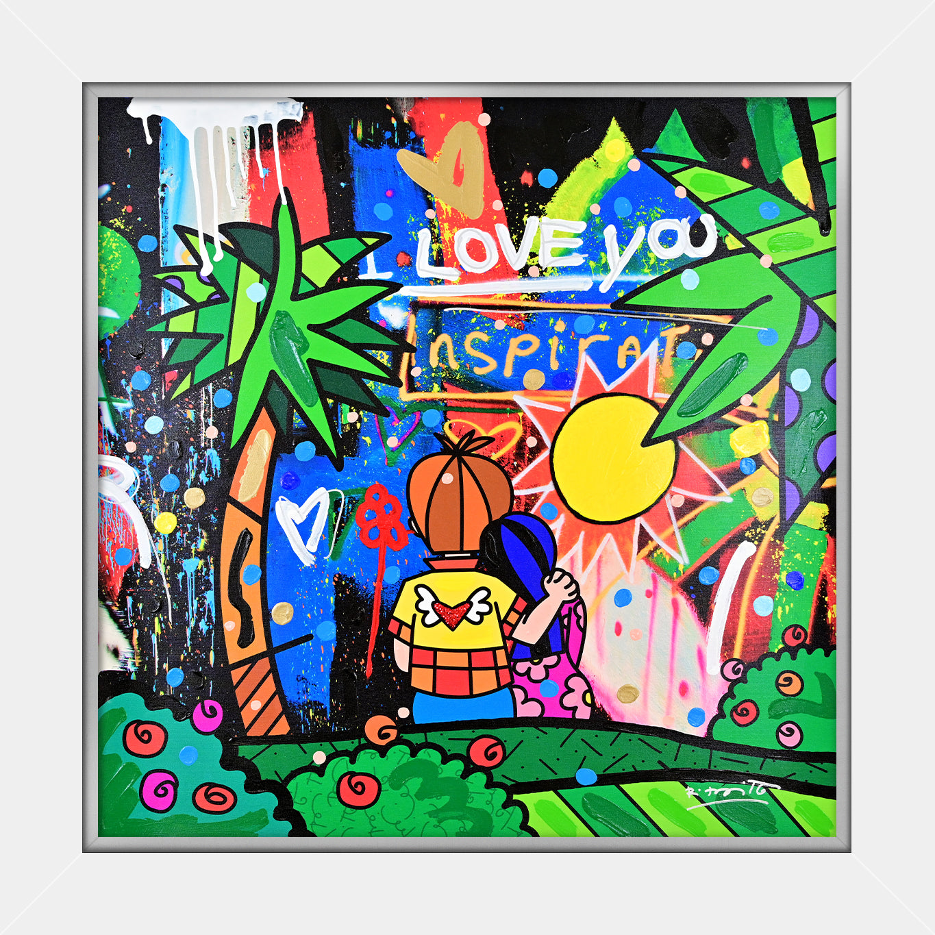 You Are My Sunshine - Mixed Media Original