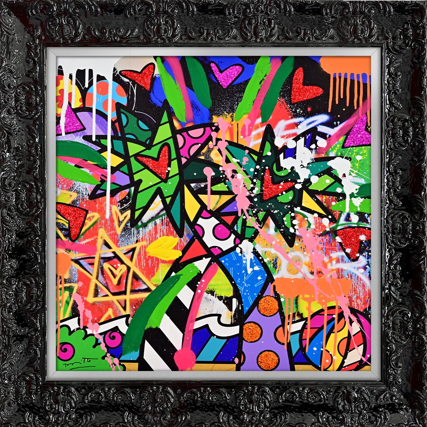 Miami Vibes - Mixed Media Original