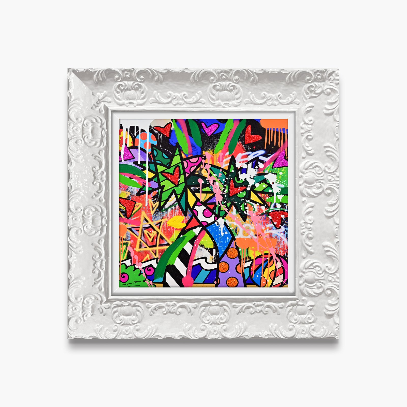 Miami Vibes - Mixed Media Original