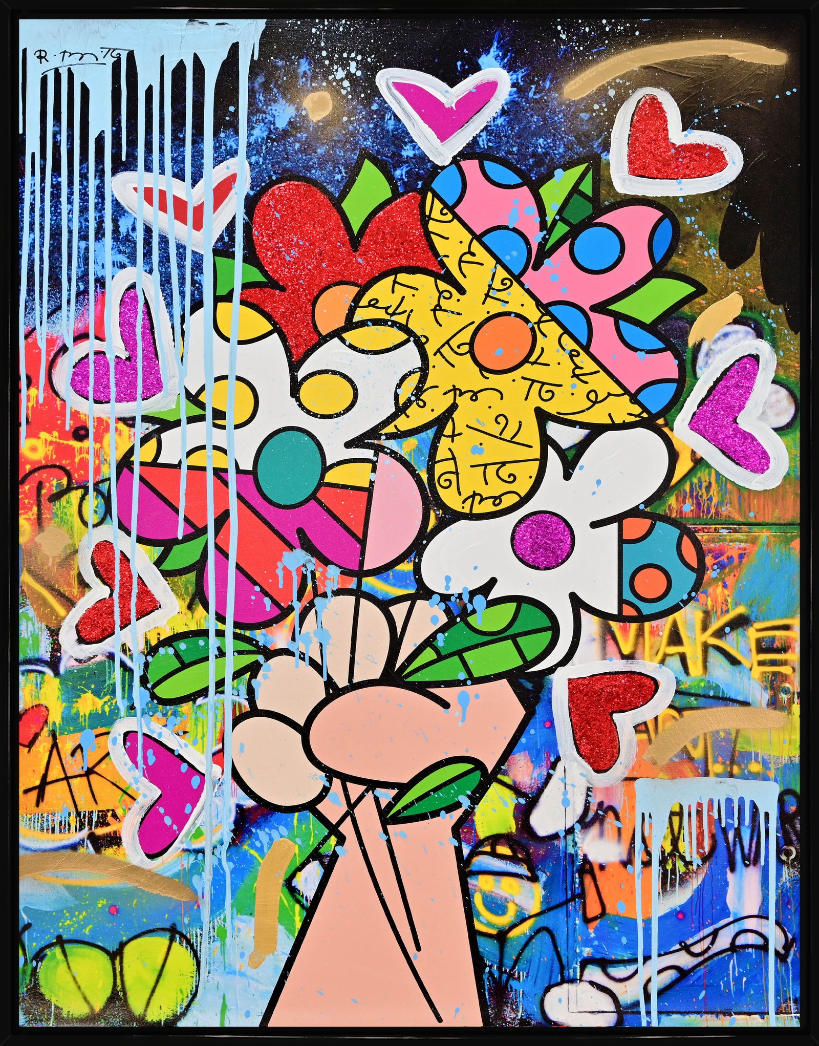 Make Art Not War - Mixed Media Original