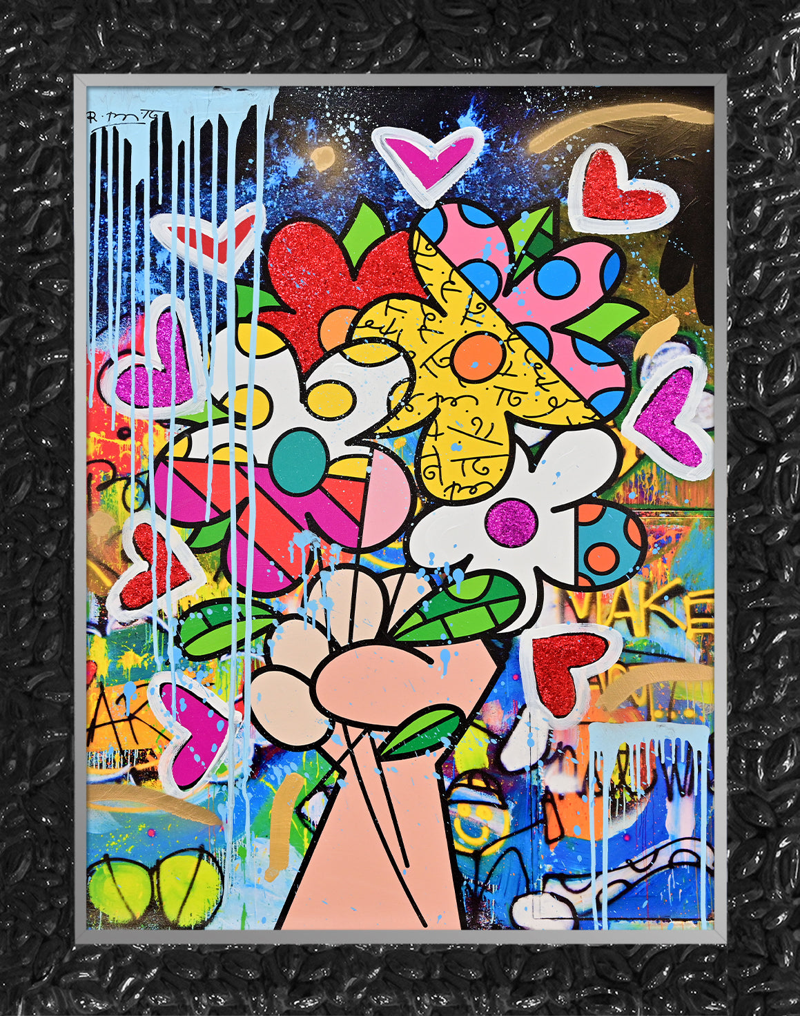 Make Art Not War - Mixed Media Original