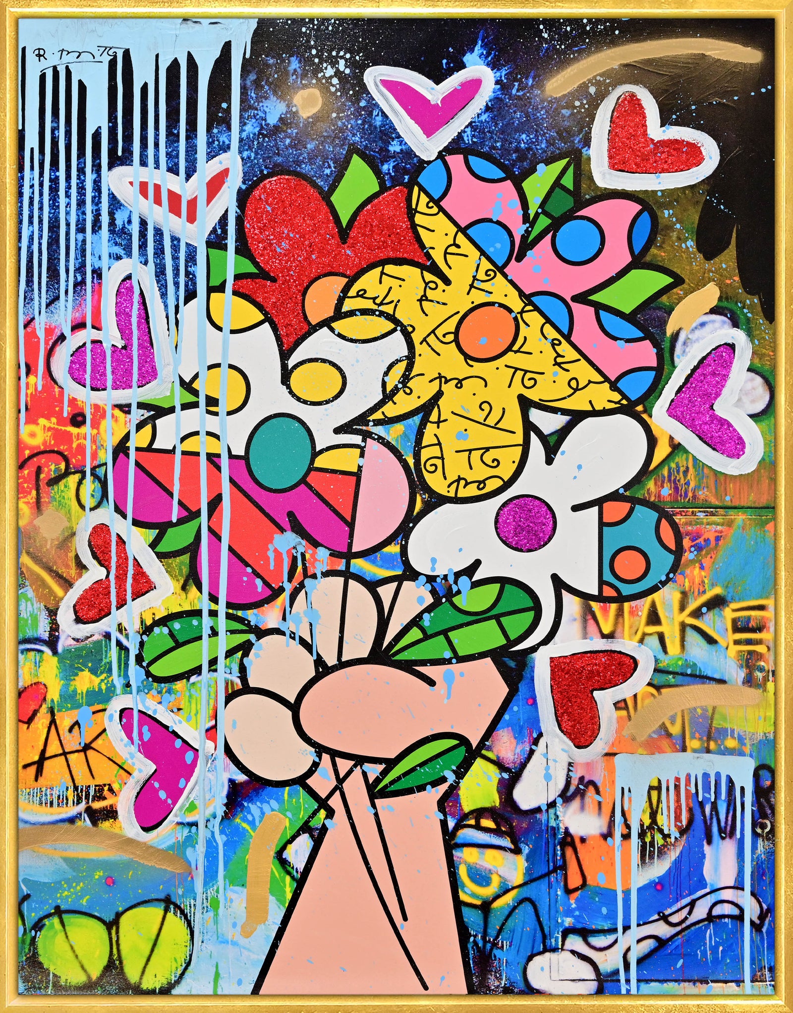 Make Art Not War - Mixed Media Original