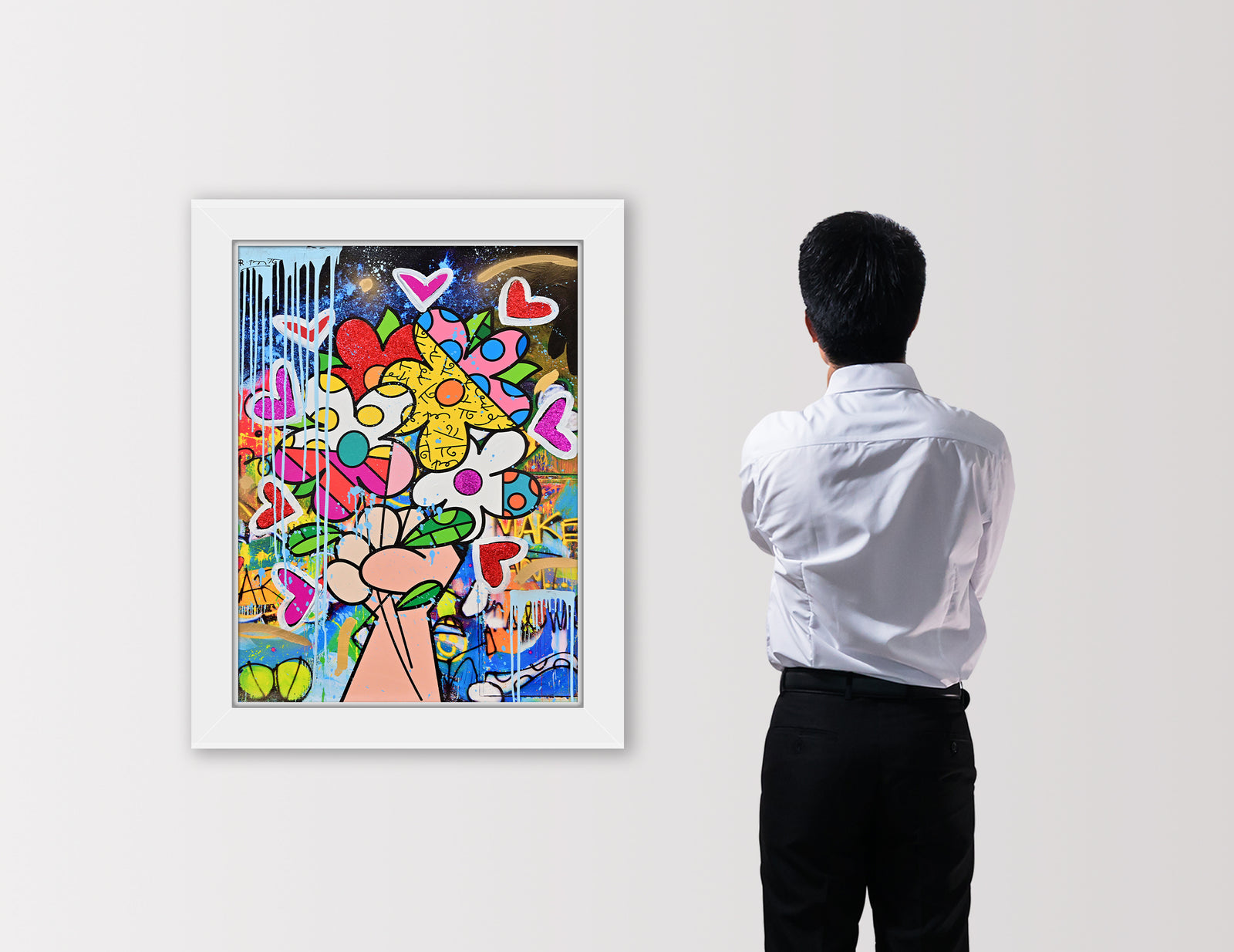 Make Art Not War - Mixed Media Original