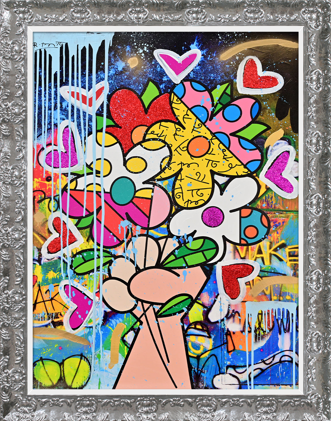 Make Art Not War - Mixed Media Original