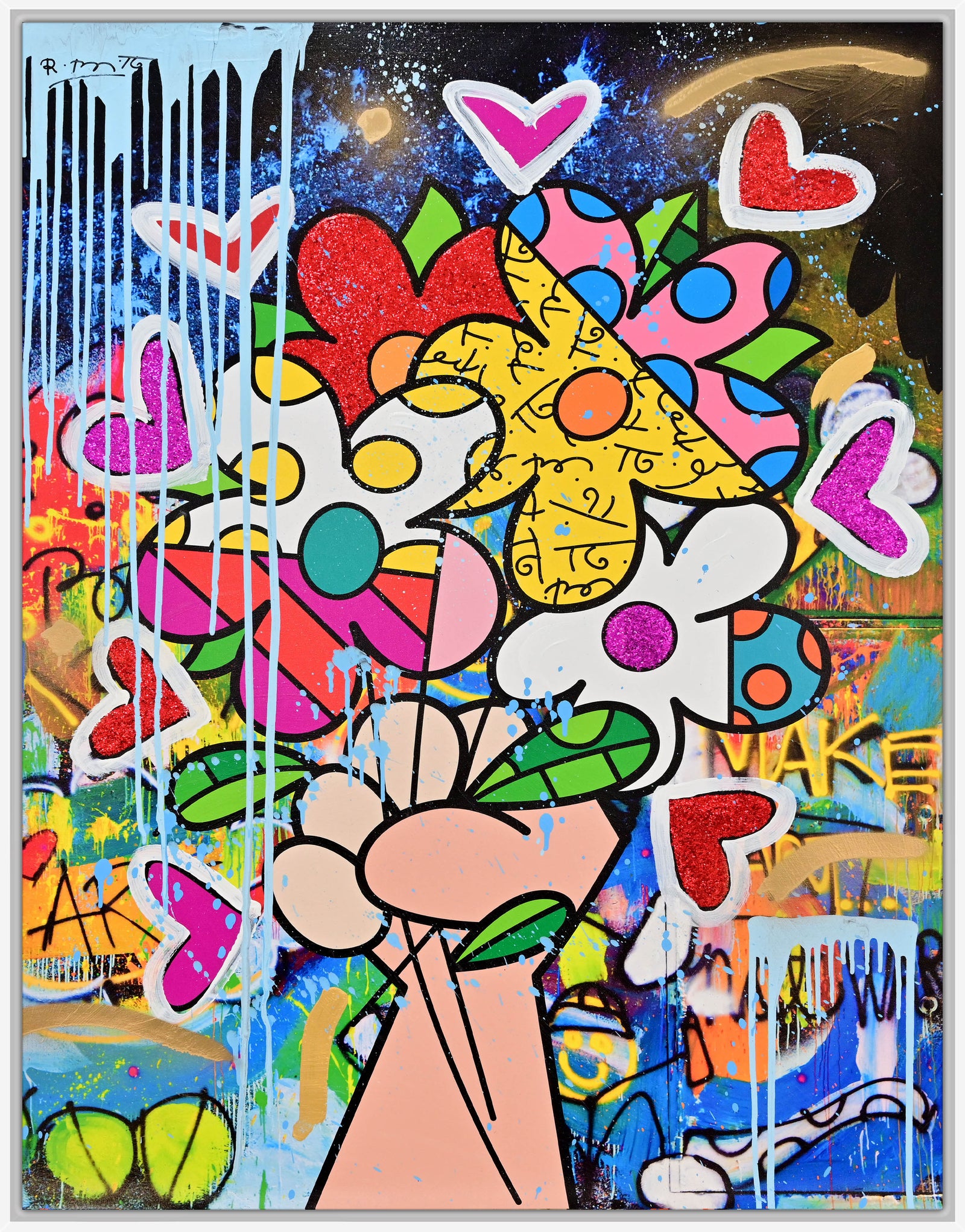 Make Art Not War - Mixed Media Original