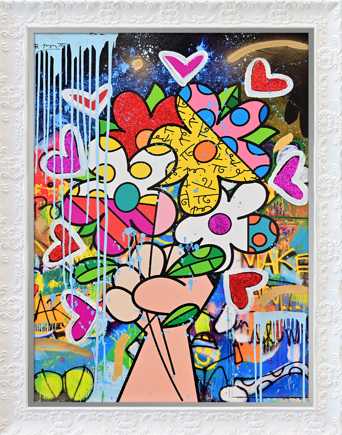 Make Art Not War - Mixed Media Original