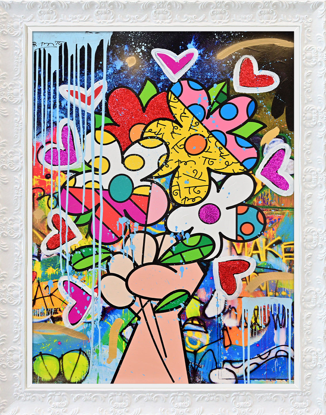 Make Art Not War - Mixed Media Original