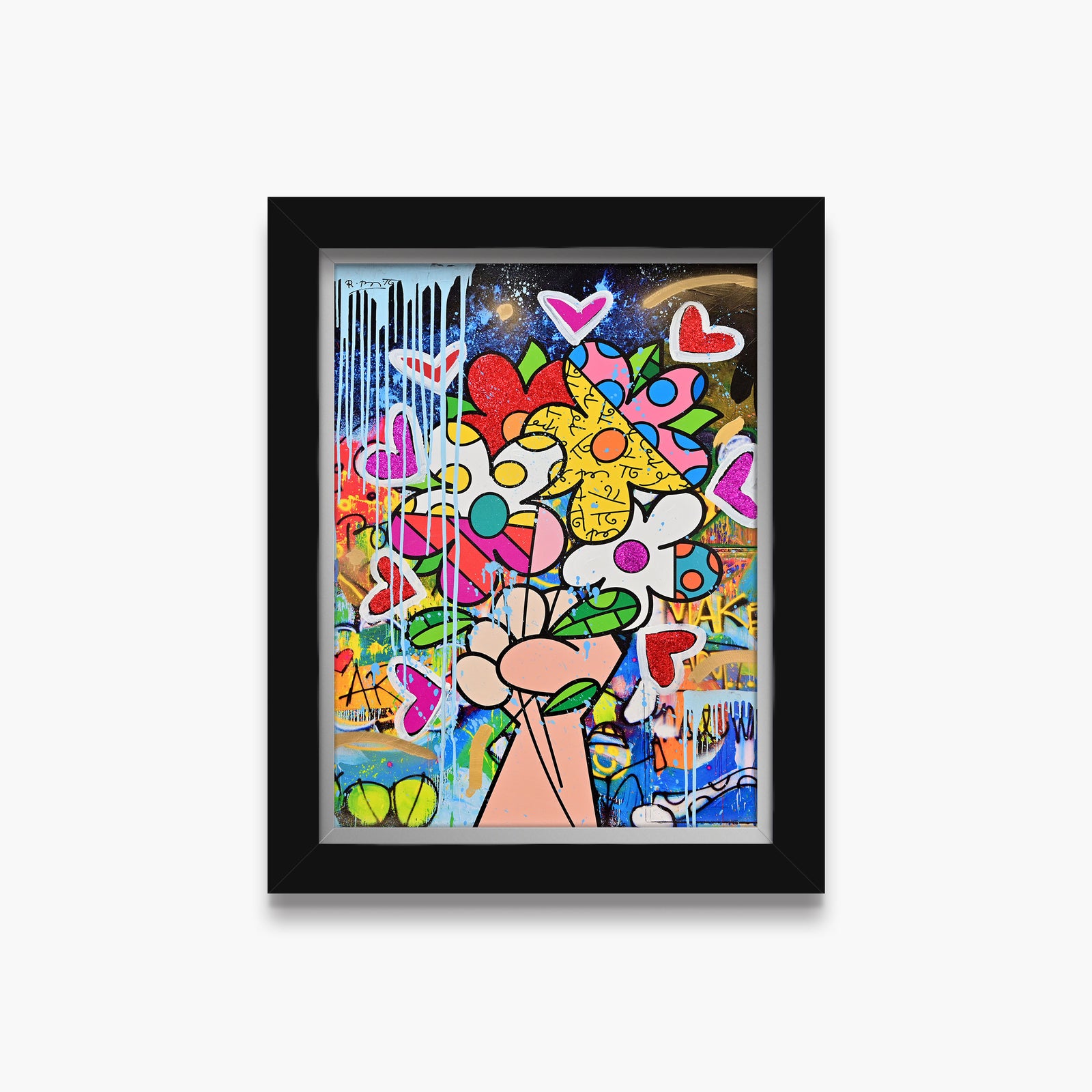Make Art Not War - Mixed Media Original