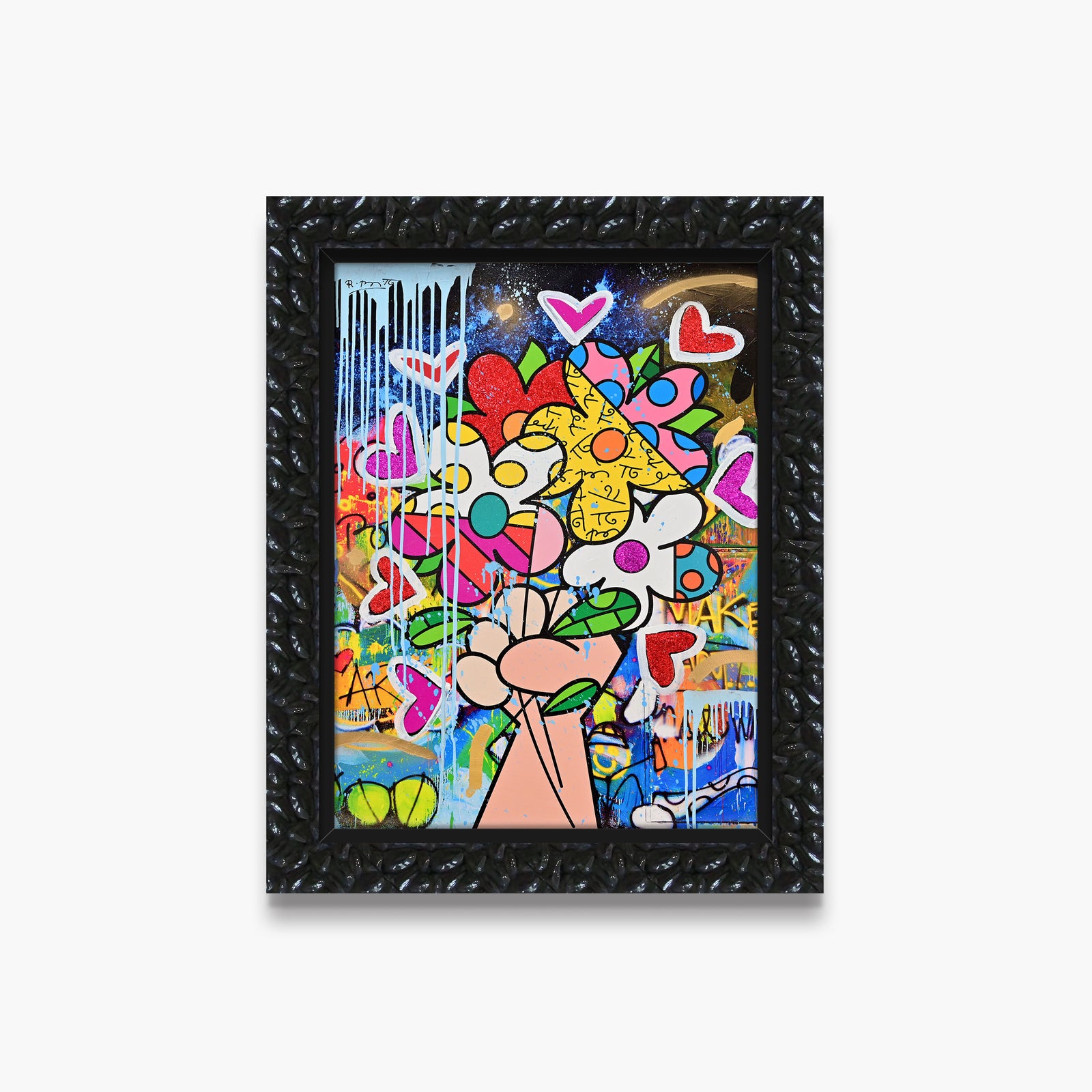 Make Art Not War - Mixed Media Original