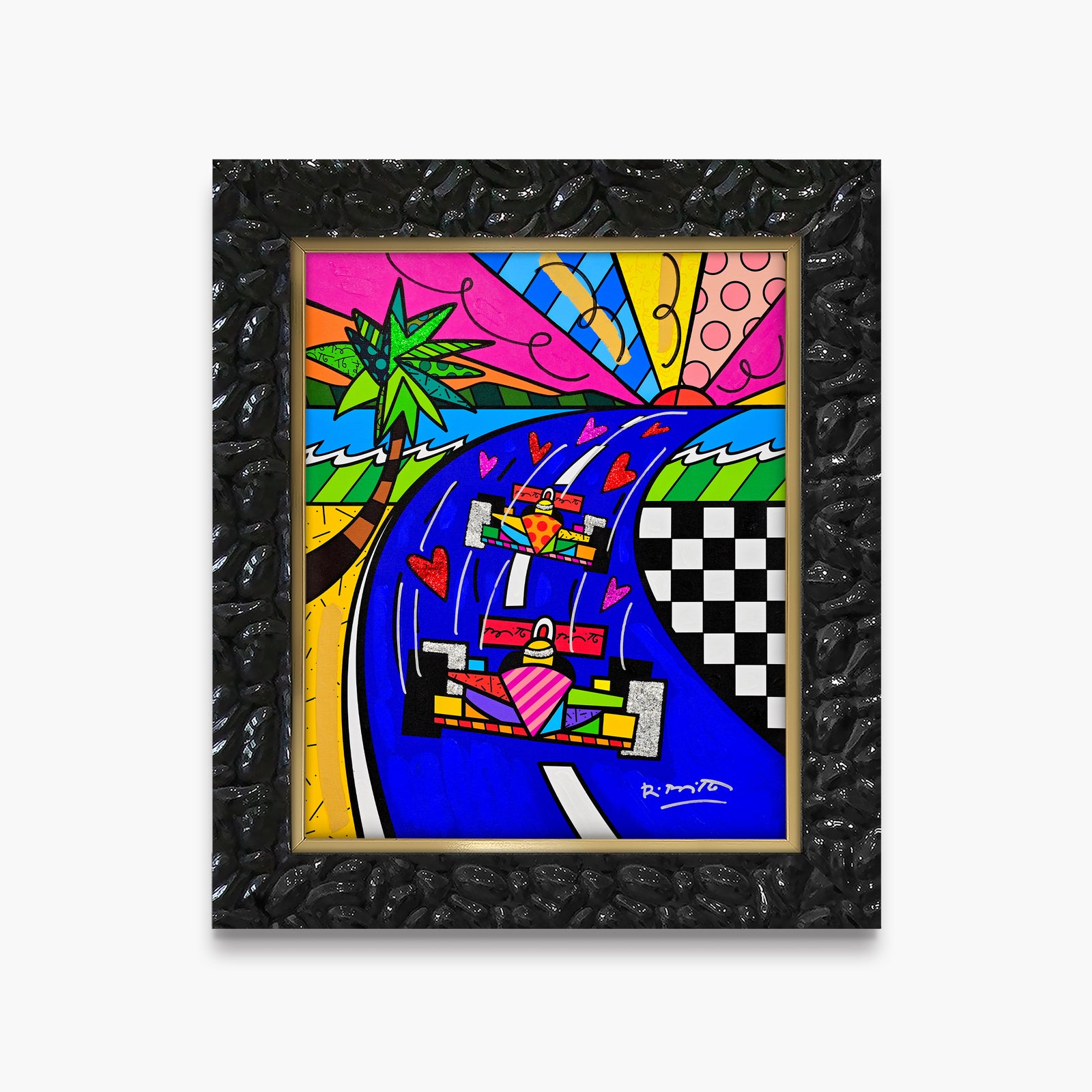 Miami Grand Prix - Mixed Media Original