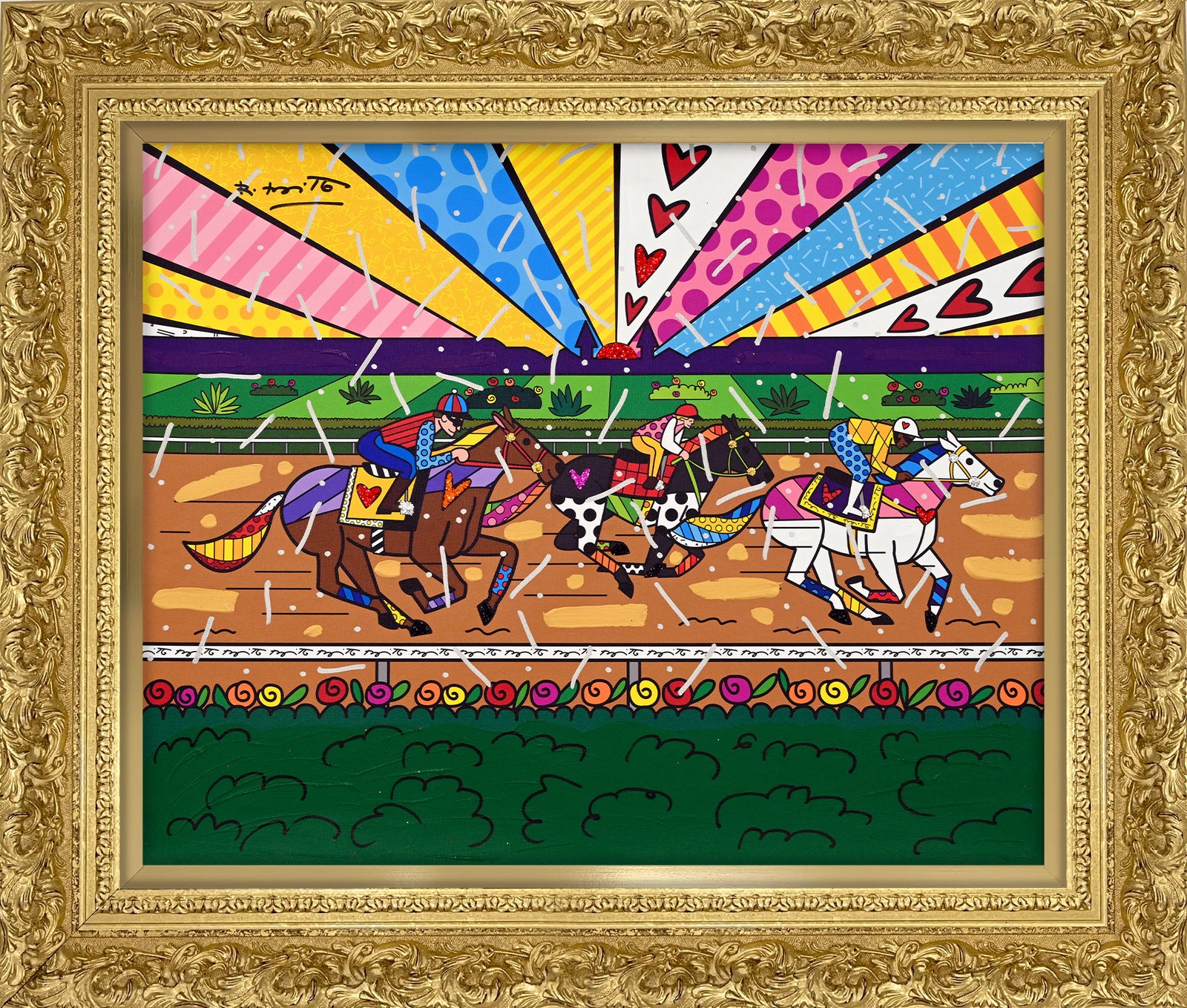 Kentucky Derby - Mixed Media Original
