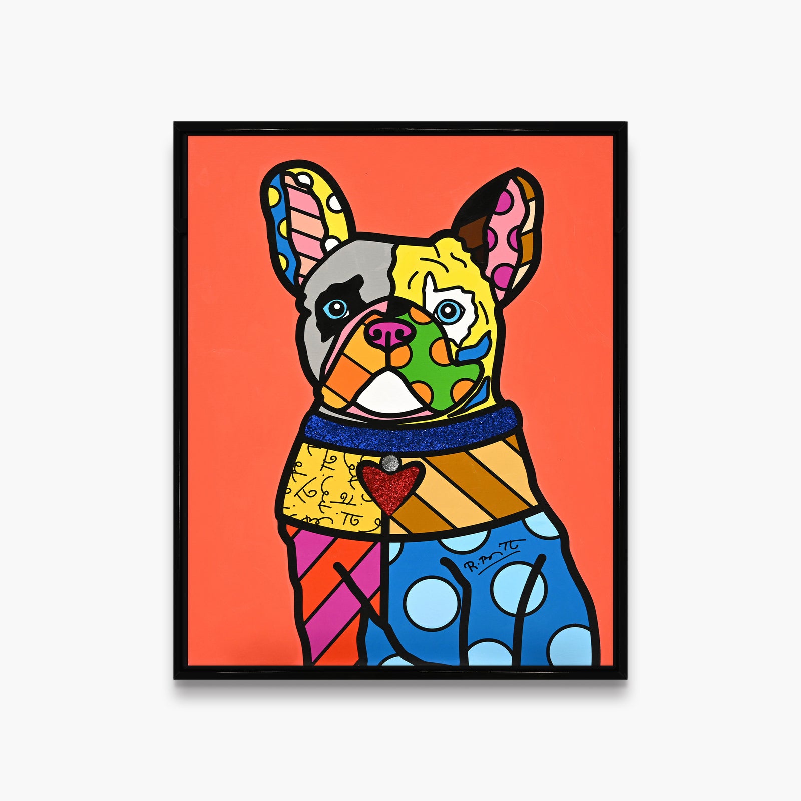 Frenchie - Mixed Media Original