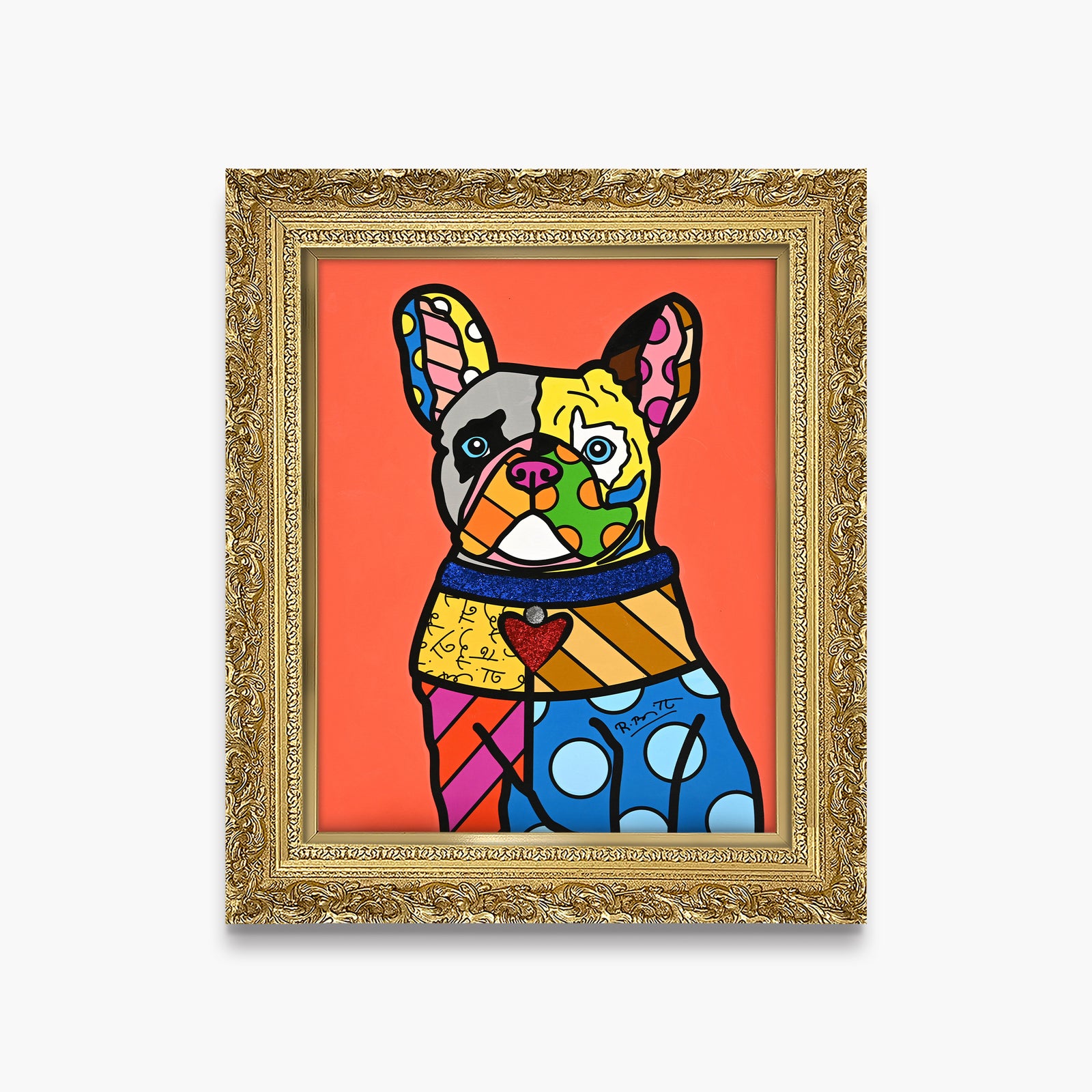 Frenchie - Mixed Media Original
