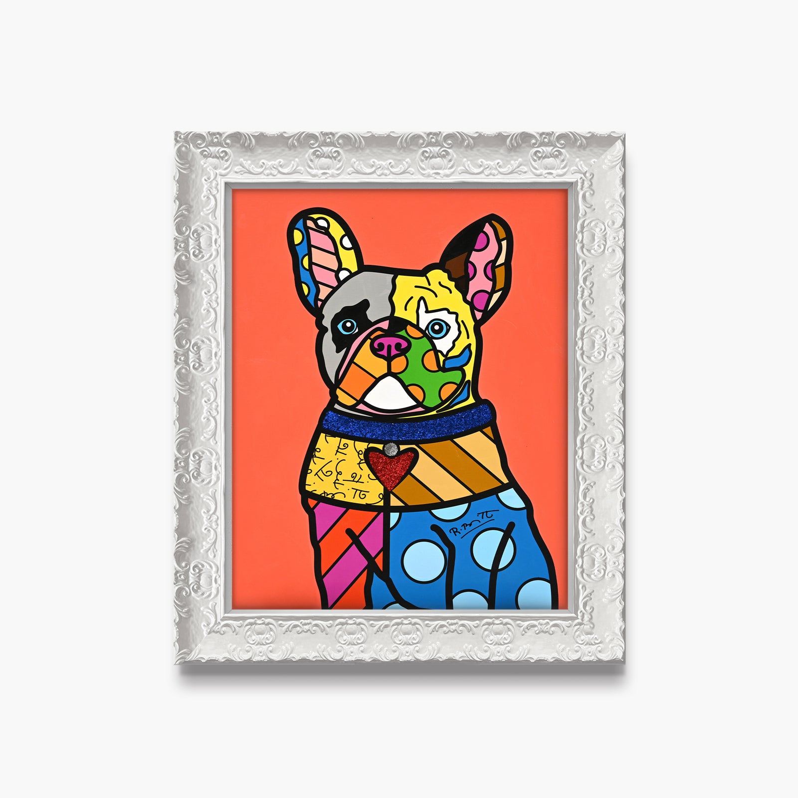 Frenchie - Mixed Media Original