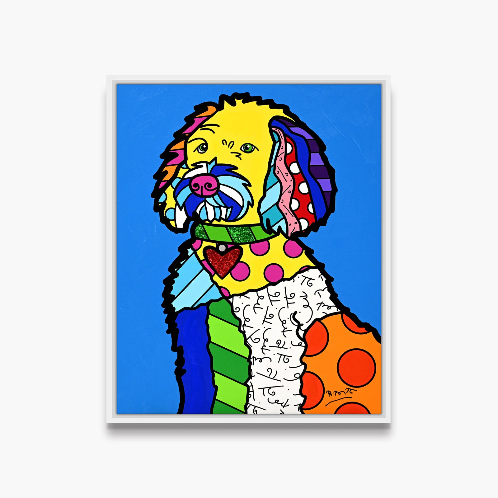 Golden Doodle - Mixed Media Original