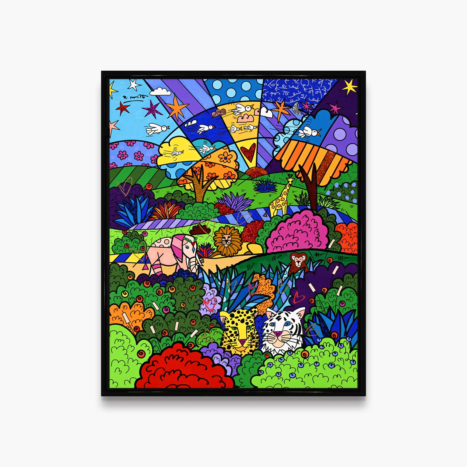 Safari Adventure - Mixed Media Original