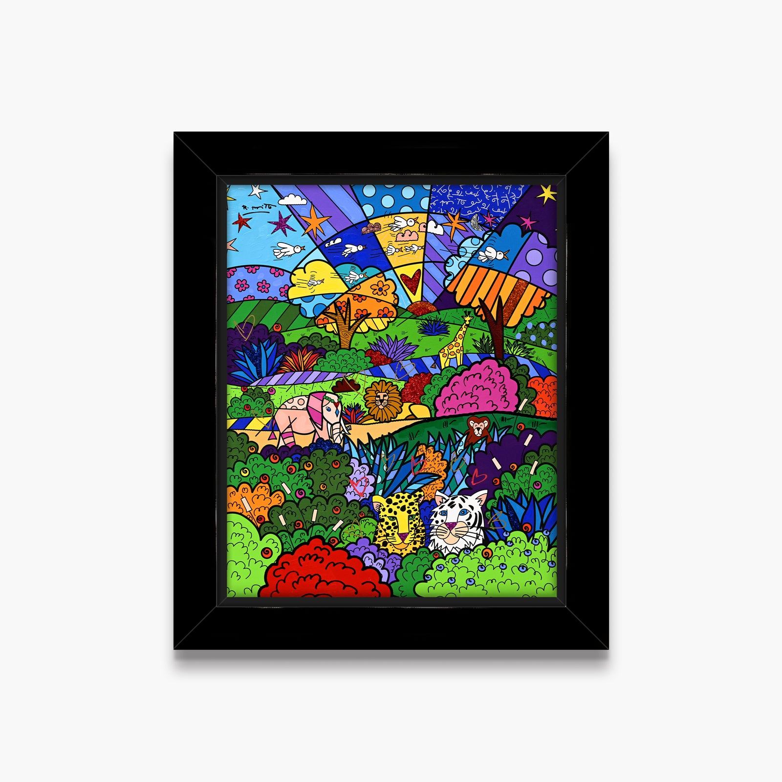 Safari Adventure - Mixed Media Original