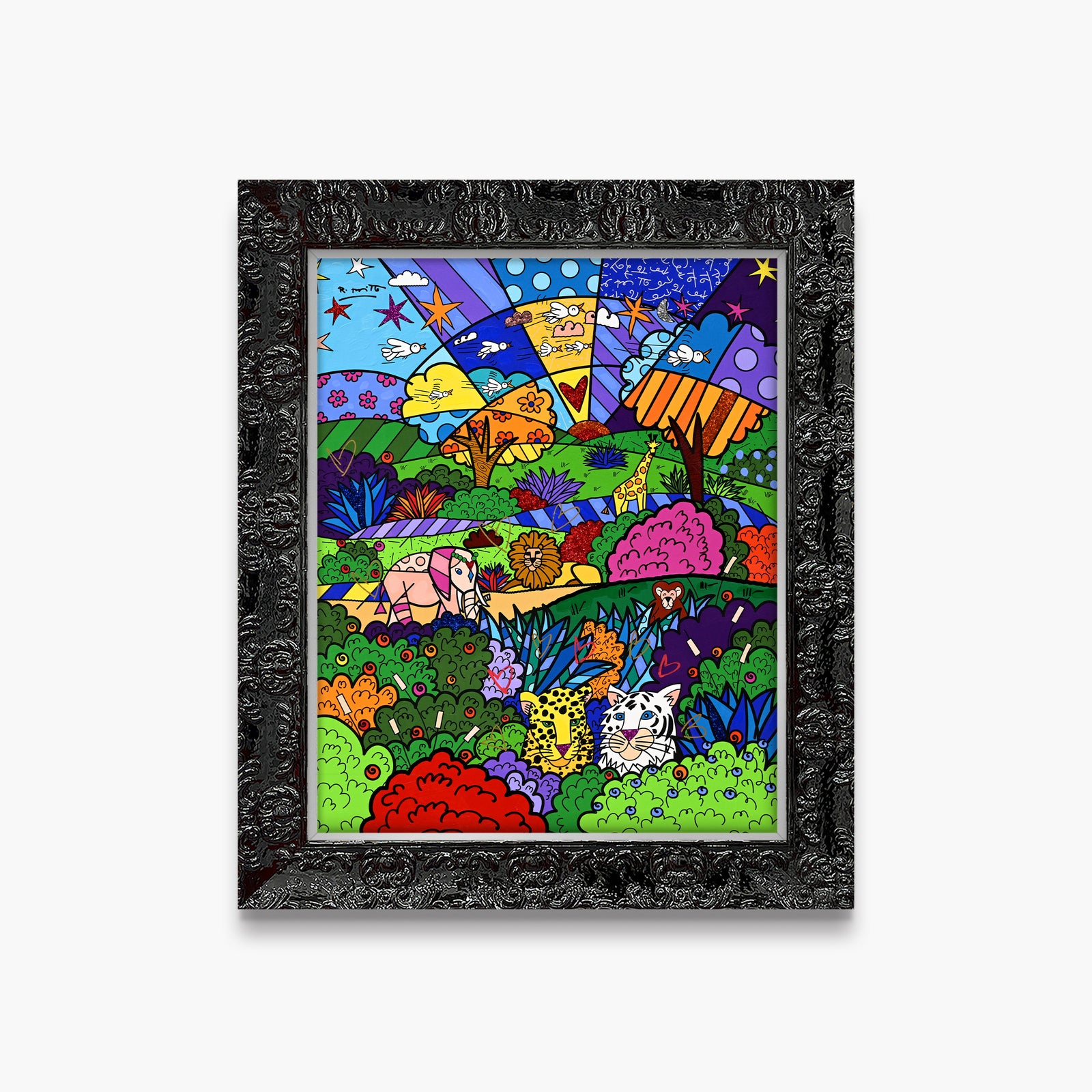 Safari Adventure - Mixed Media Original