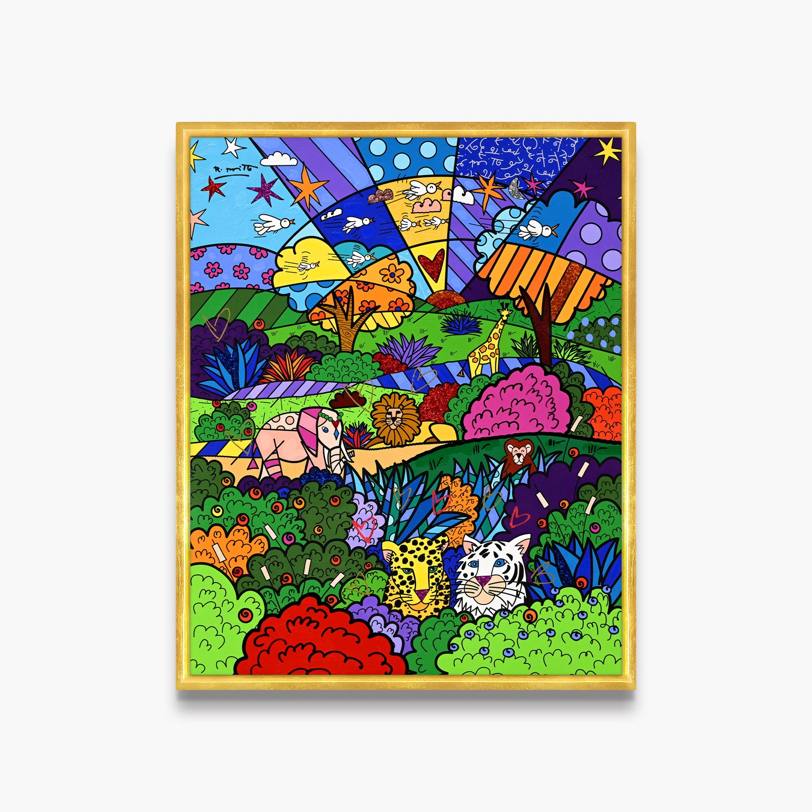 Safari Adventure - Mixed Media Original