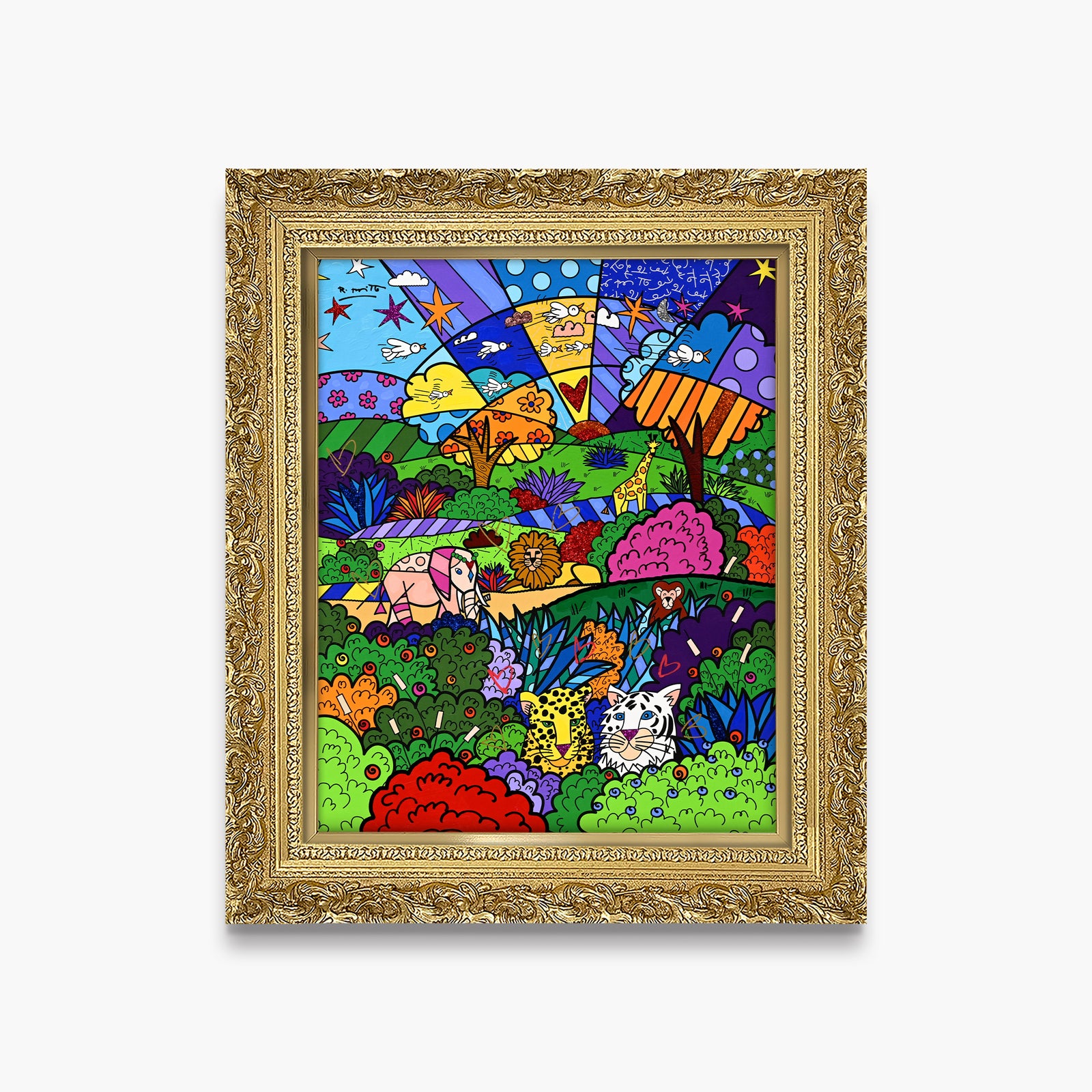 Safari Adventure - Mixed Media Original