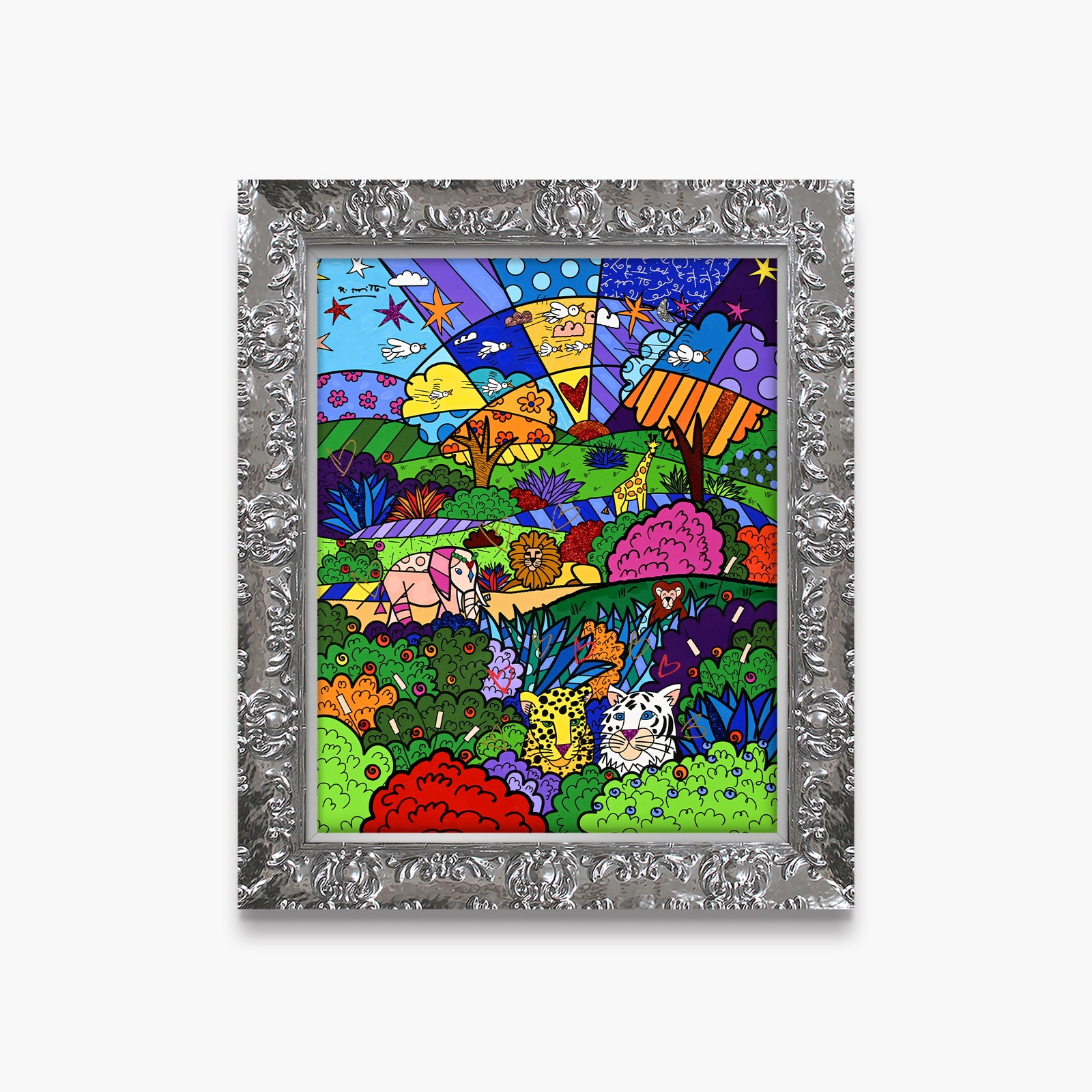 Safari Adventure - Mixed Media Original