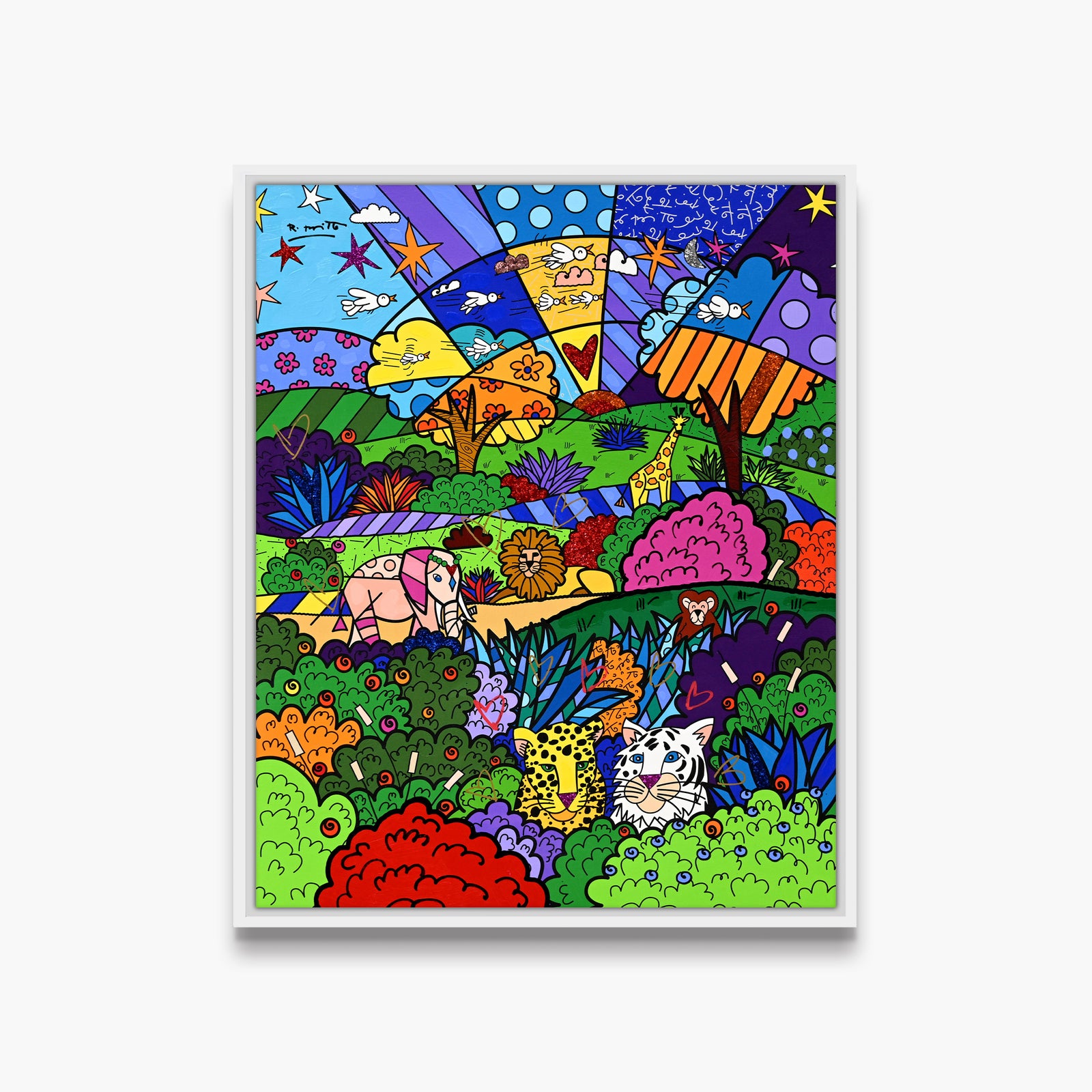 Safari Adventure - Mixed Media Original