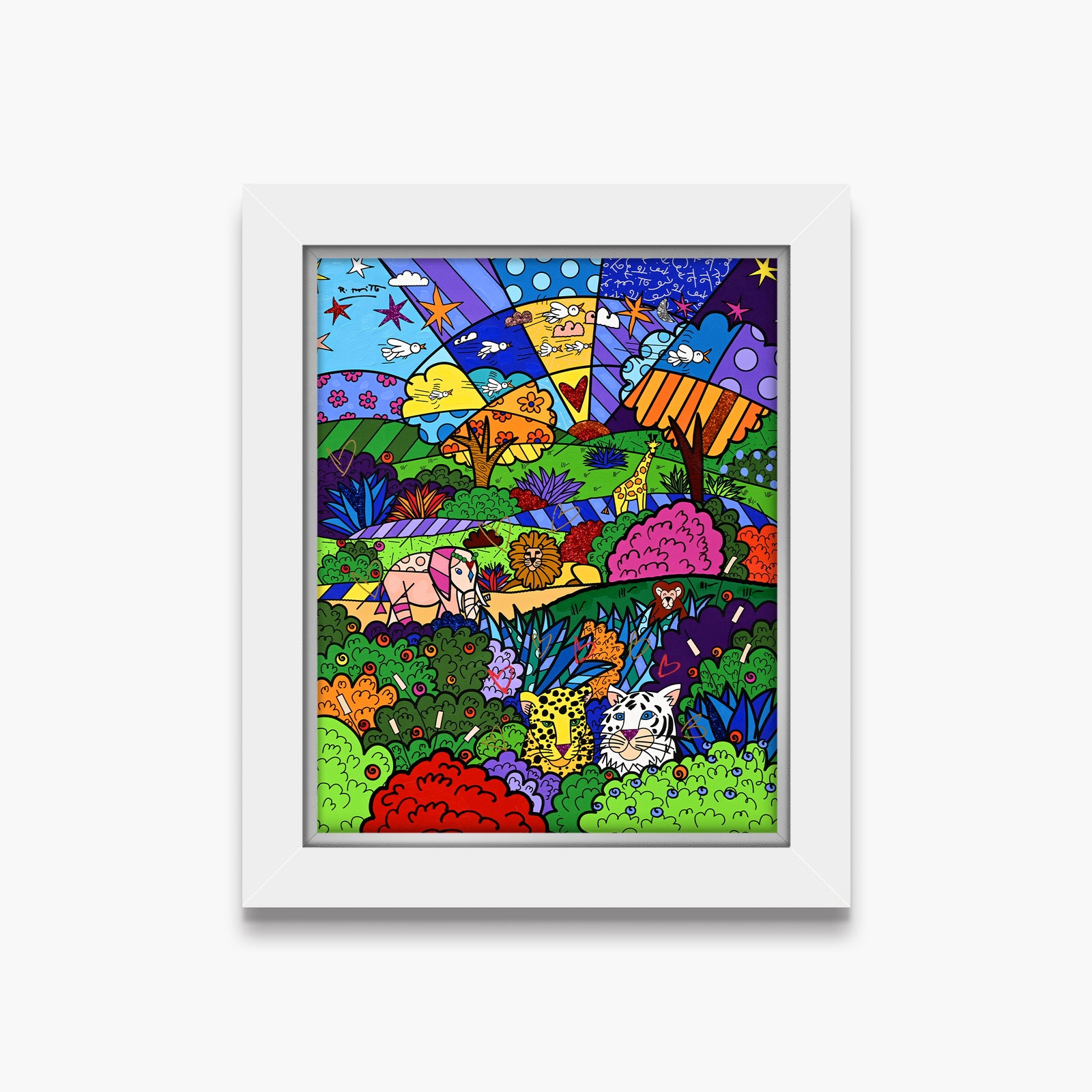 Safari Adventure - Mixed Media Original