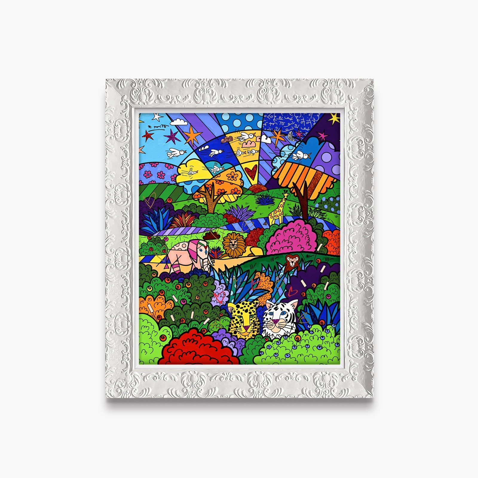Safari Adventure - Mixed Media Original