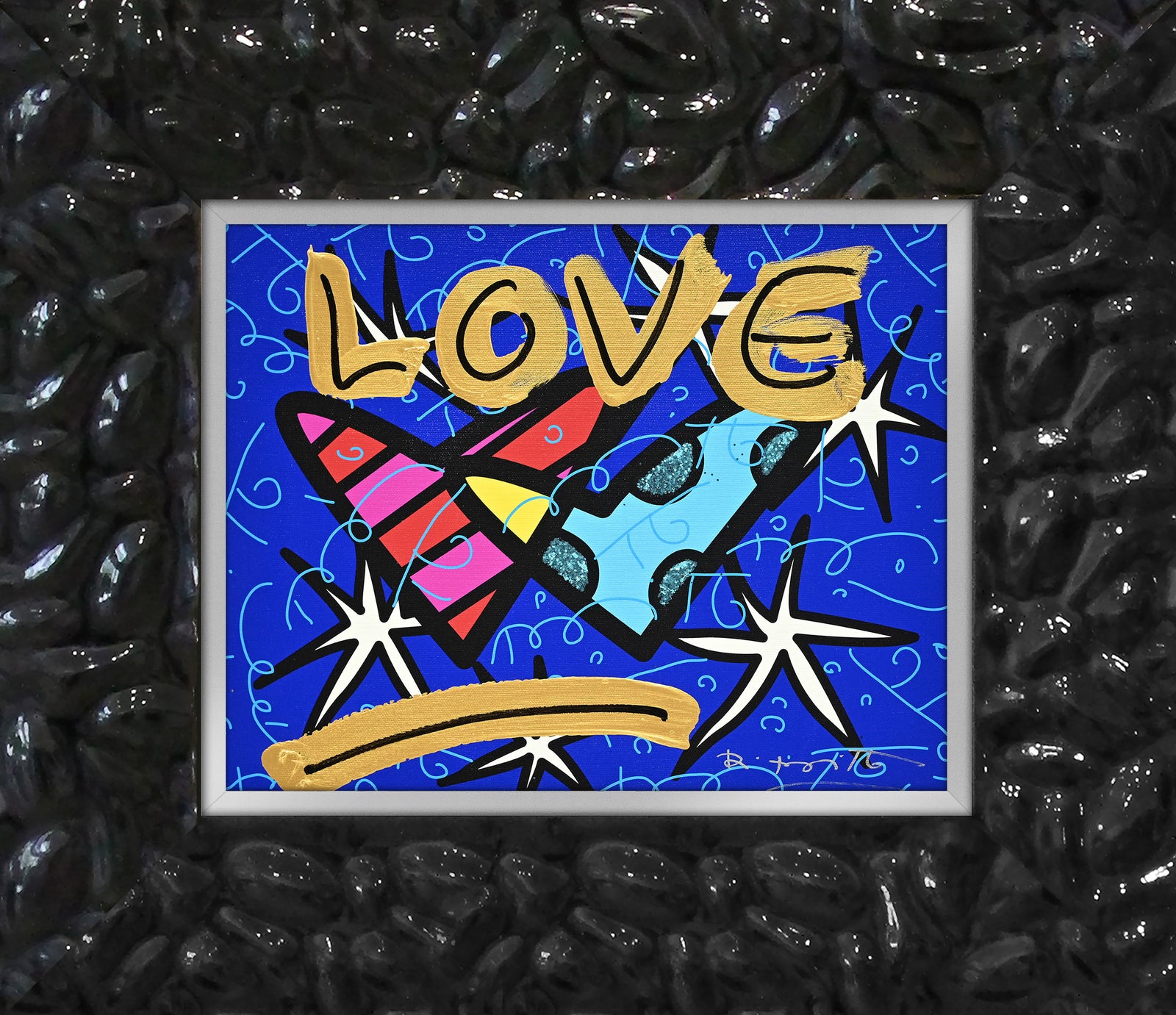 Perfect Love In The Twilight - Mixed Media Original