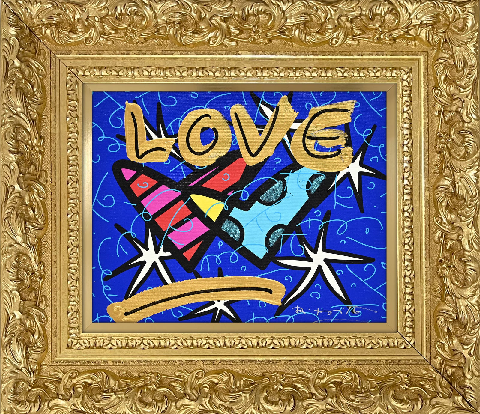 Perfect Love In The Twilight - Mixed Media Original