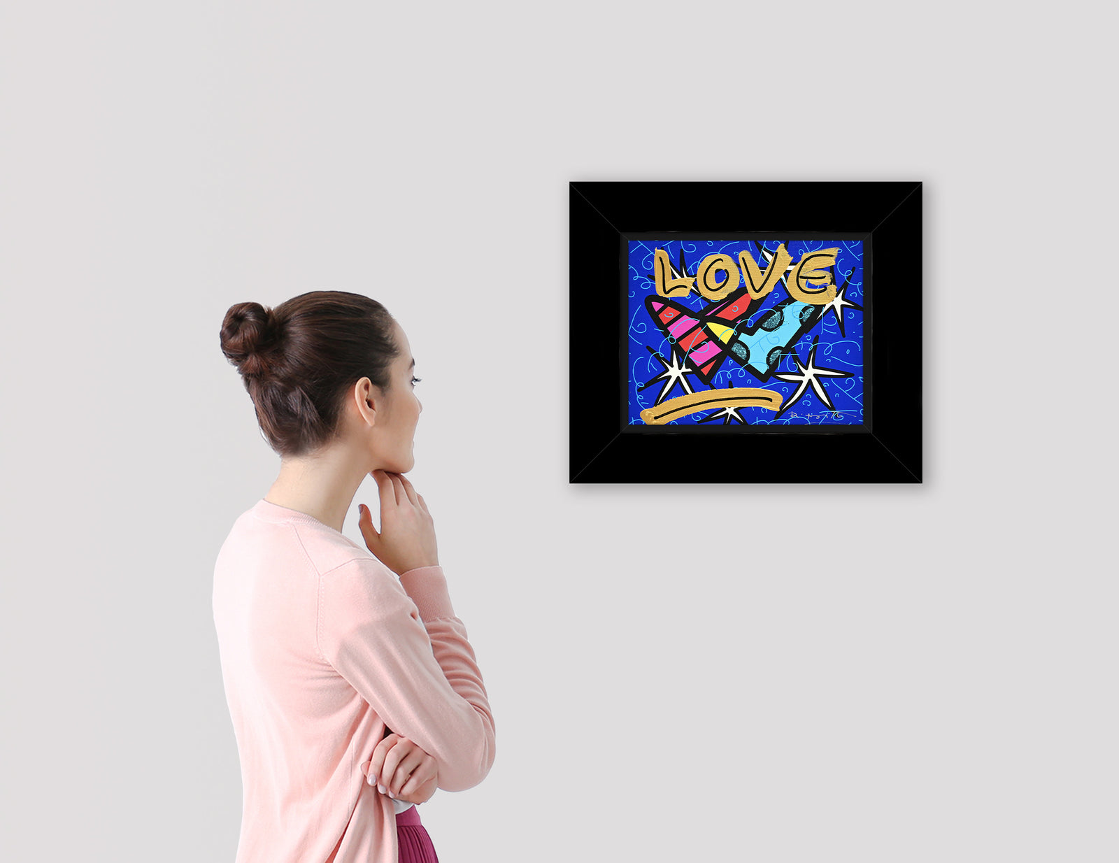 Perfect Love In The Twilight - Mixed Media Original