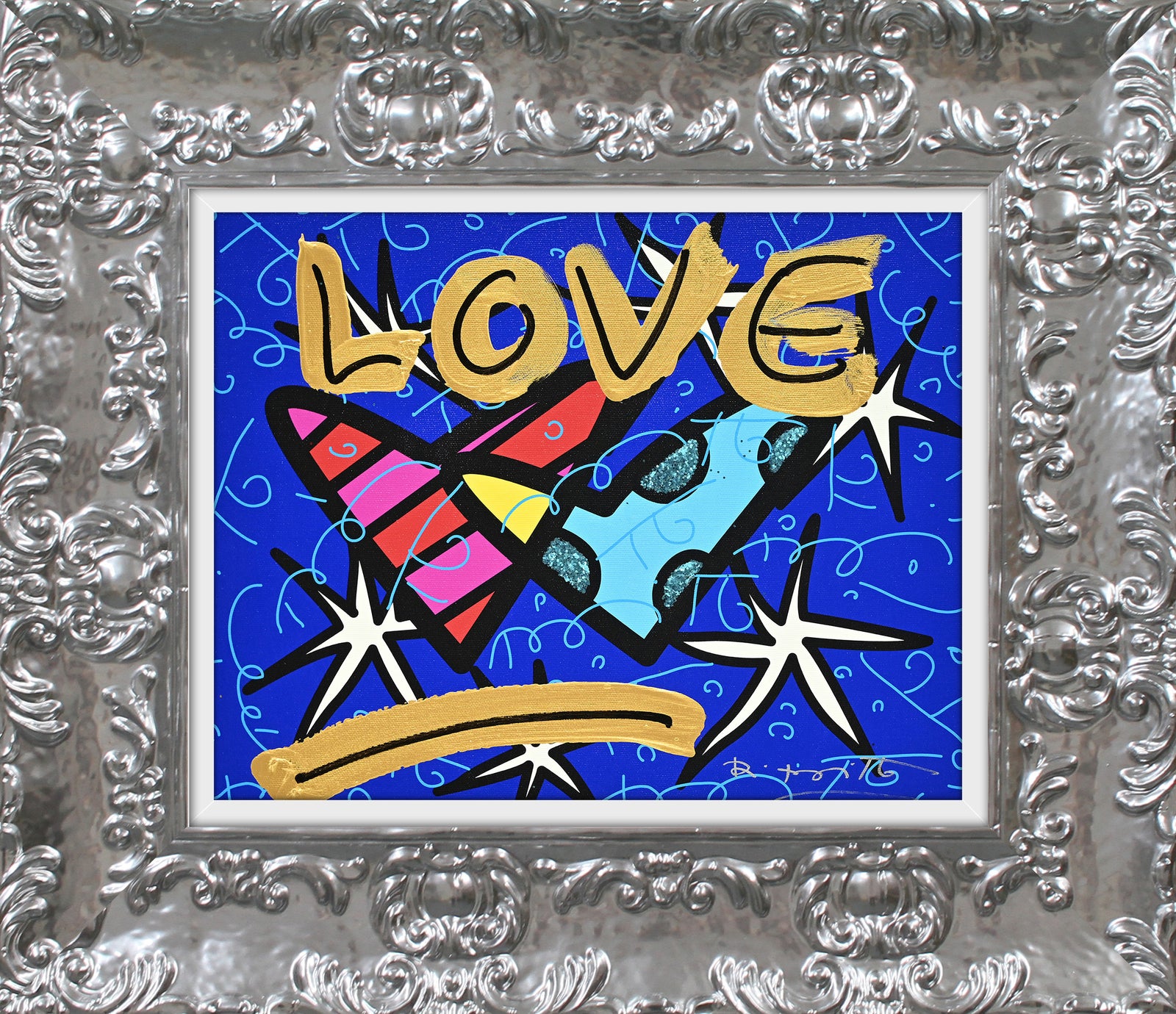Perfect Love In The Twilight - Mixed Media Original