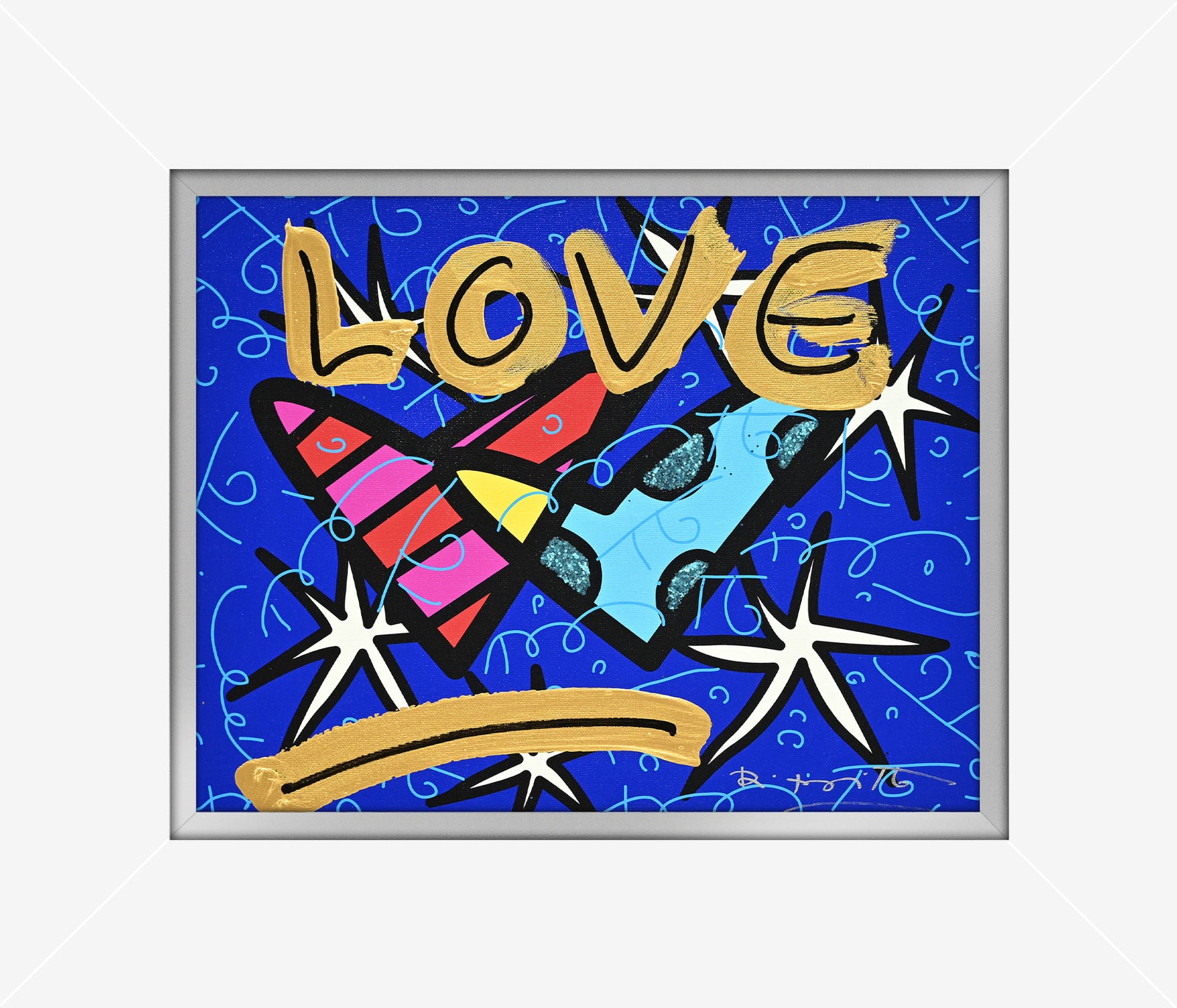 Perfect Love In The Twilight - Mixed Media Original