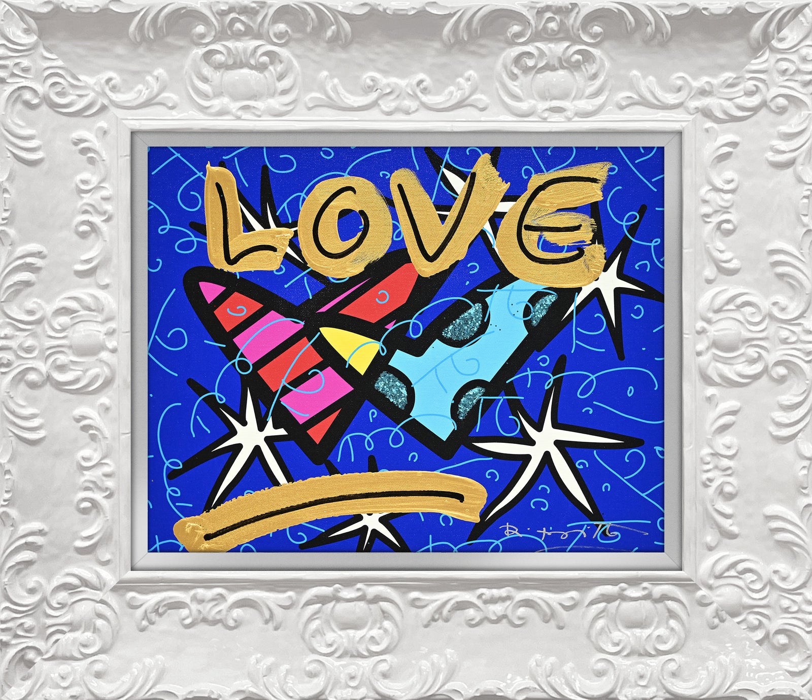 Perfect Love In The Twilight - Mixed Media Original