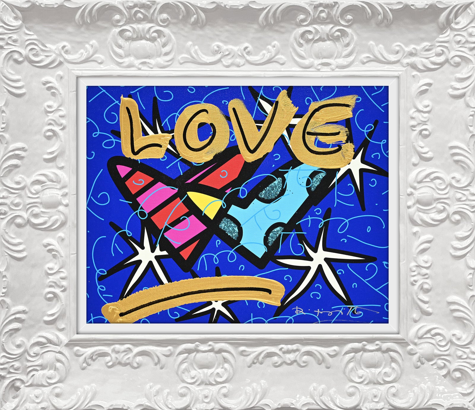 Perfect Love In The Twilight - Mixed Media Original