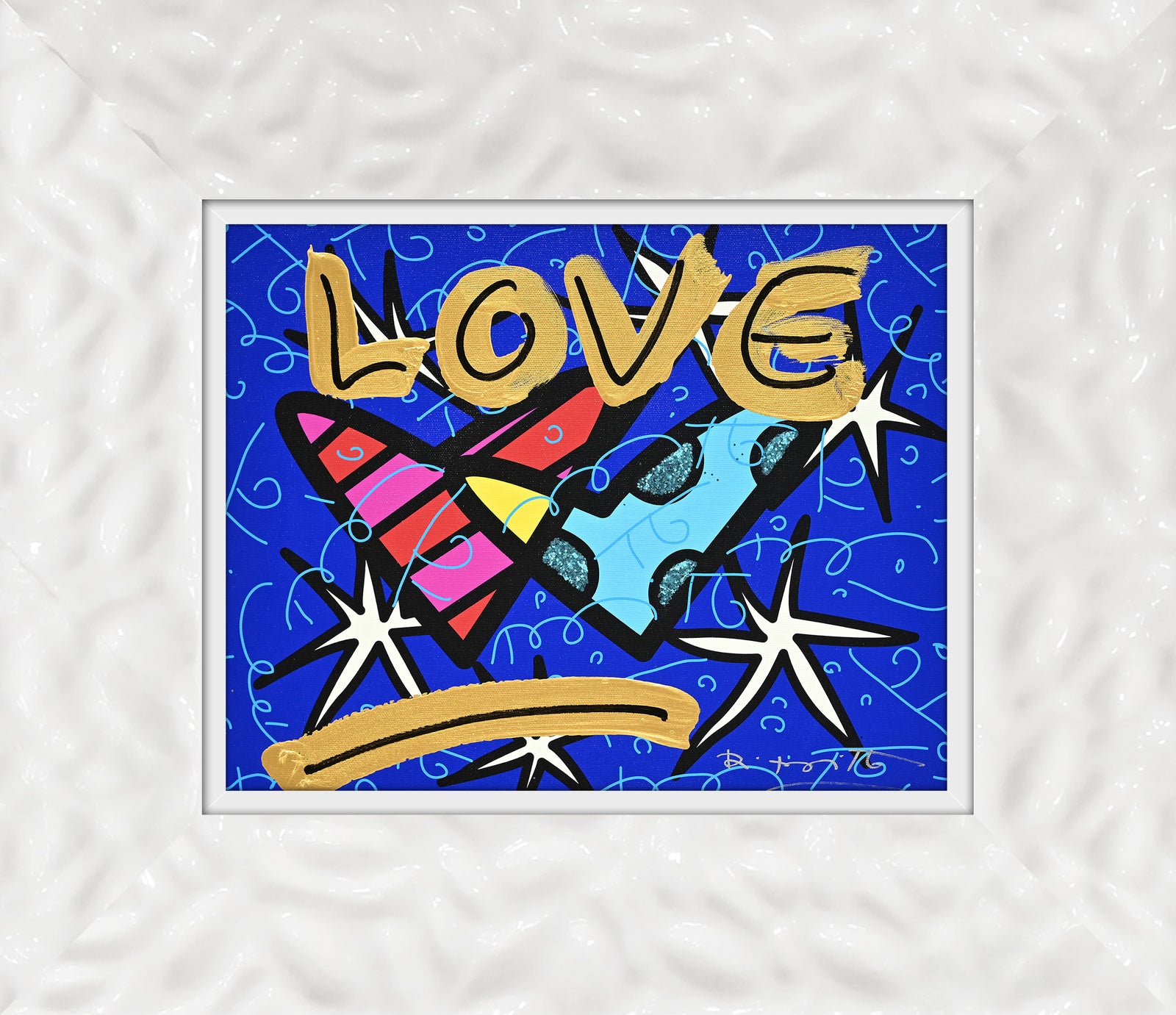 Perfect Love In The Twilight - Mixed Media Original