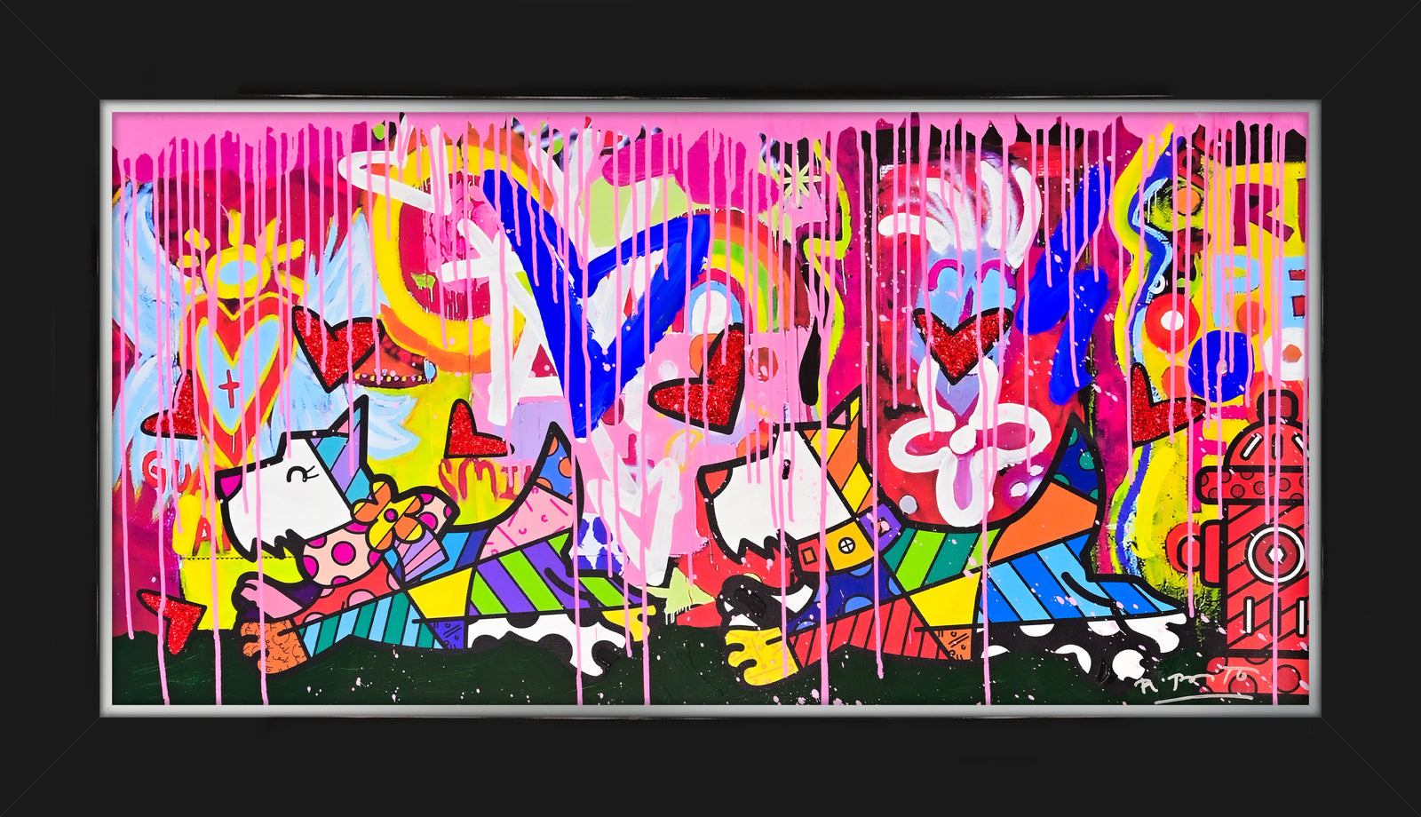 Catch Me If You Can - Mixed Media Original