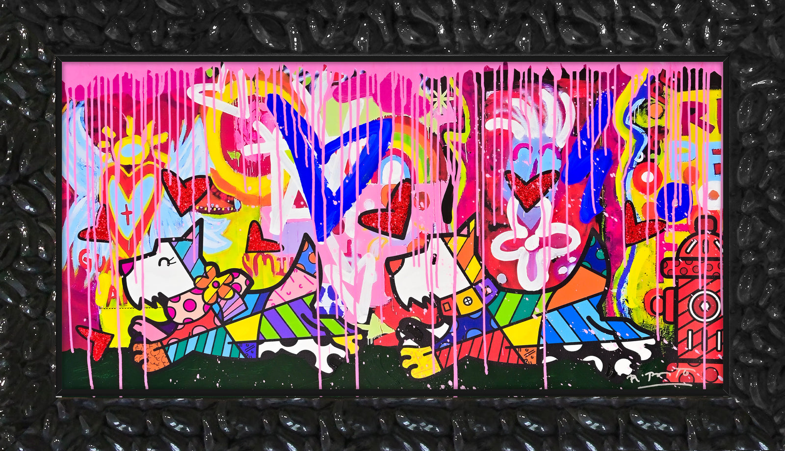 Catch Me If You Can - Mixed Media Original