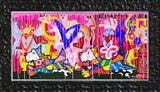 CATCH ME IF YOU CAN - Mixed Media Original