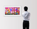 CATCH ME IF YOU CAN - Mixed Media Original