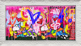 CATCH ME IF YOU CAN - Mixed Media Original